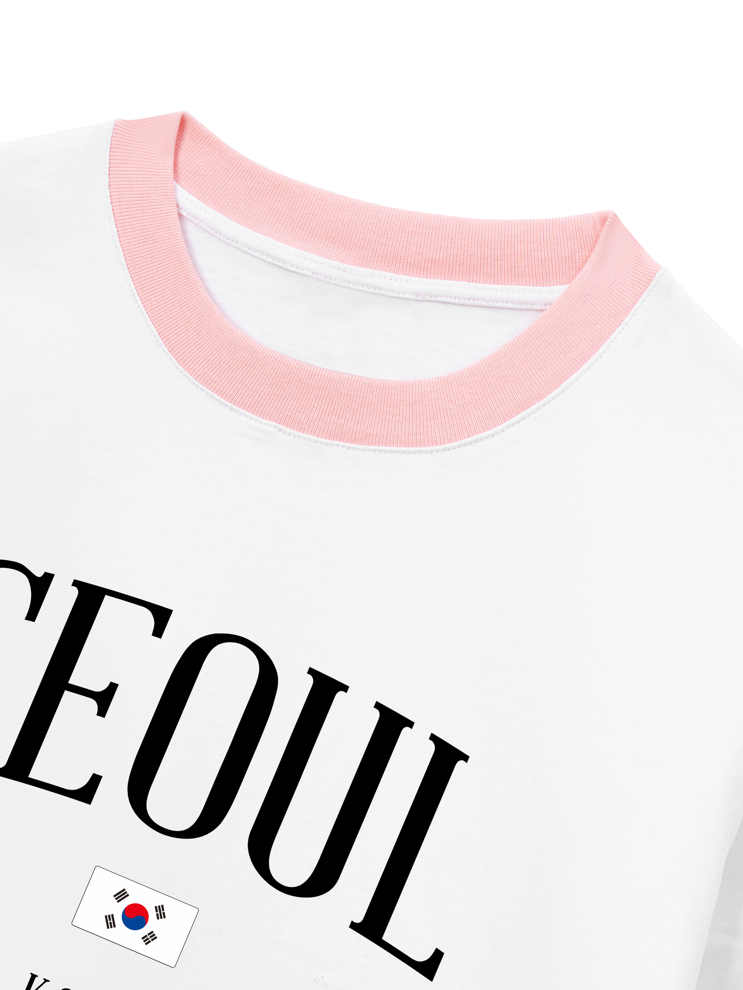 Áo Thun Ringer Relaxed Fit Seoul Korea Classic