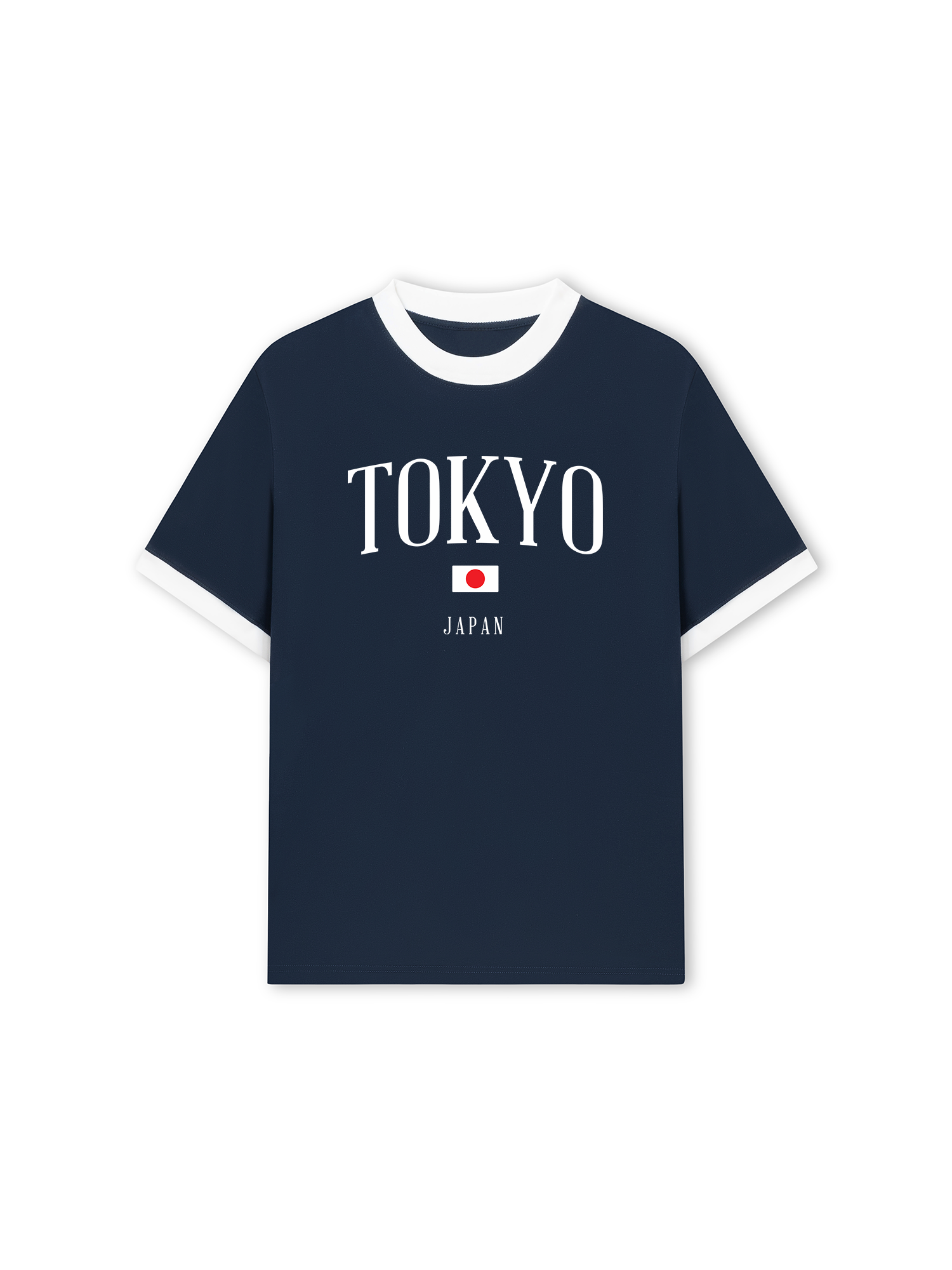 Áo Thun Ringer Relaxed Fit Tokyo Japan Classic