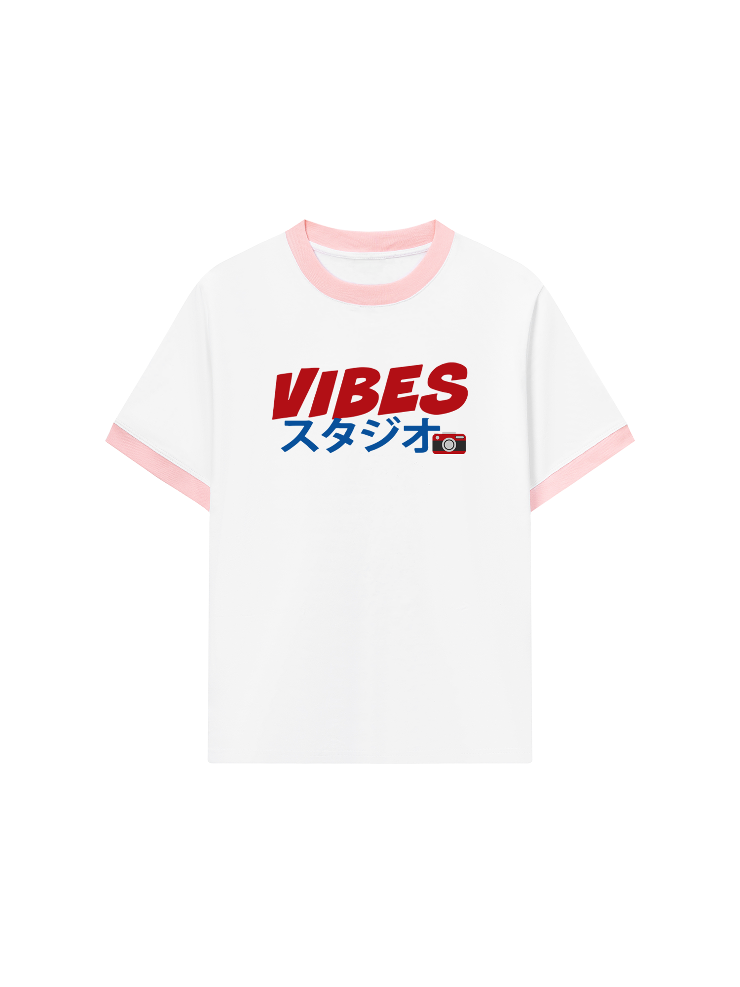 Áo Thun Ringer Relaxed Fit Vibes Japan