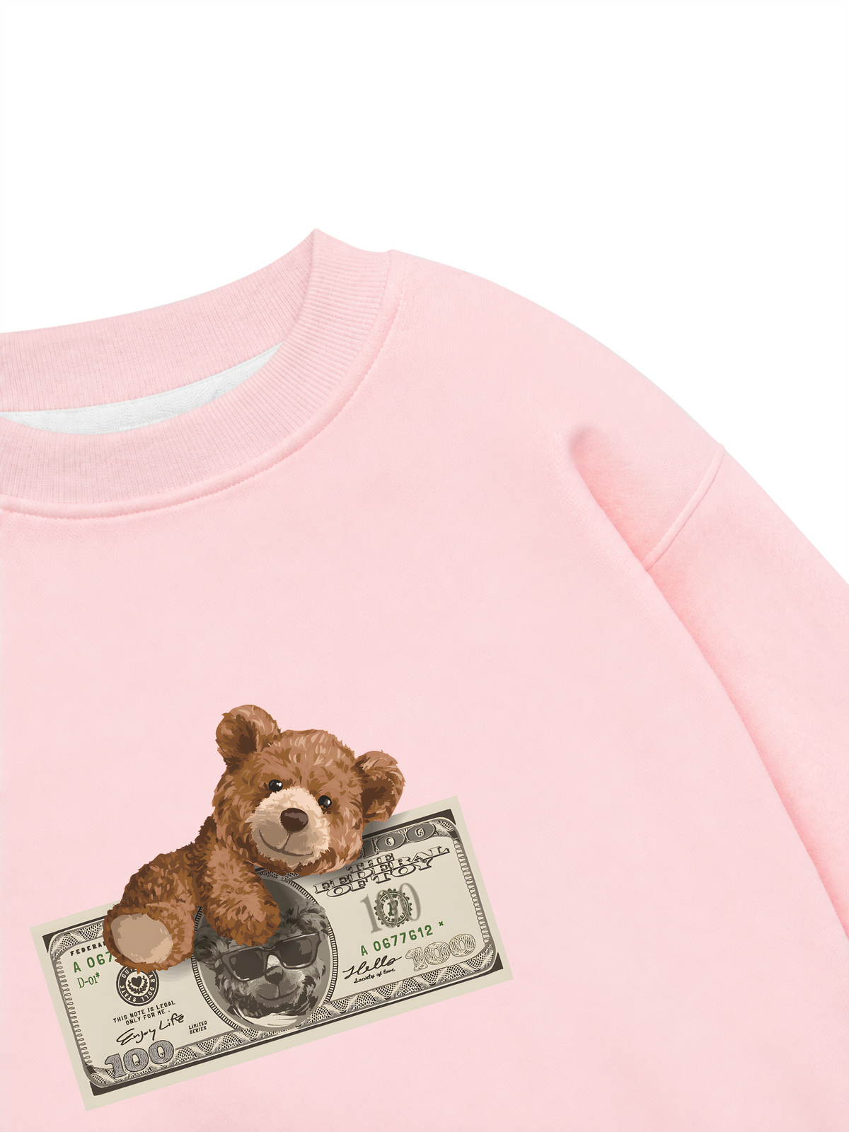 Áo Sweater Nỉ Hai Da Teddy Dolar