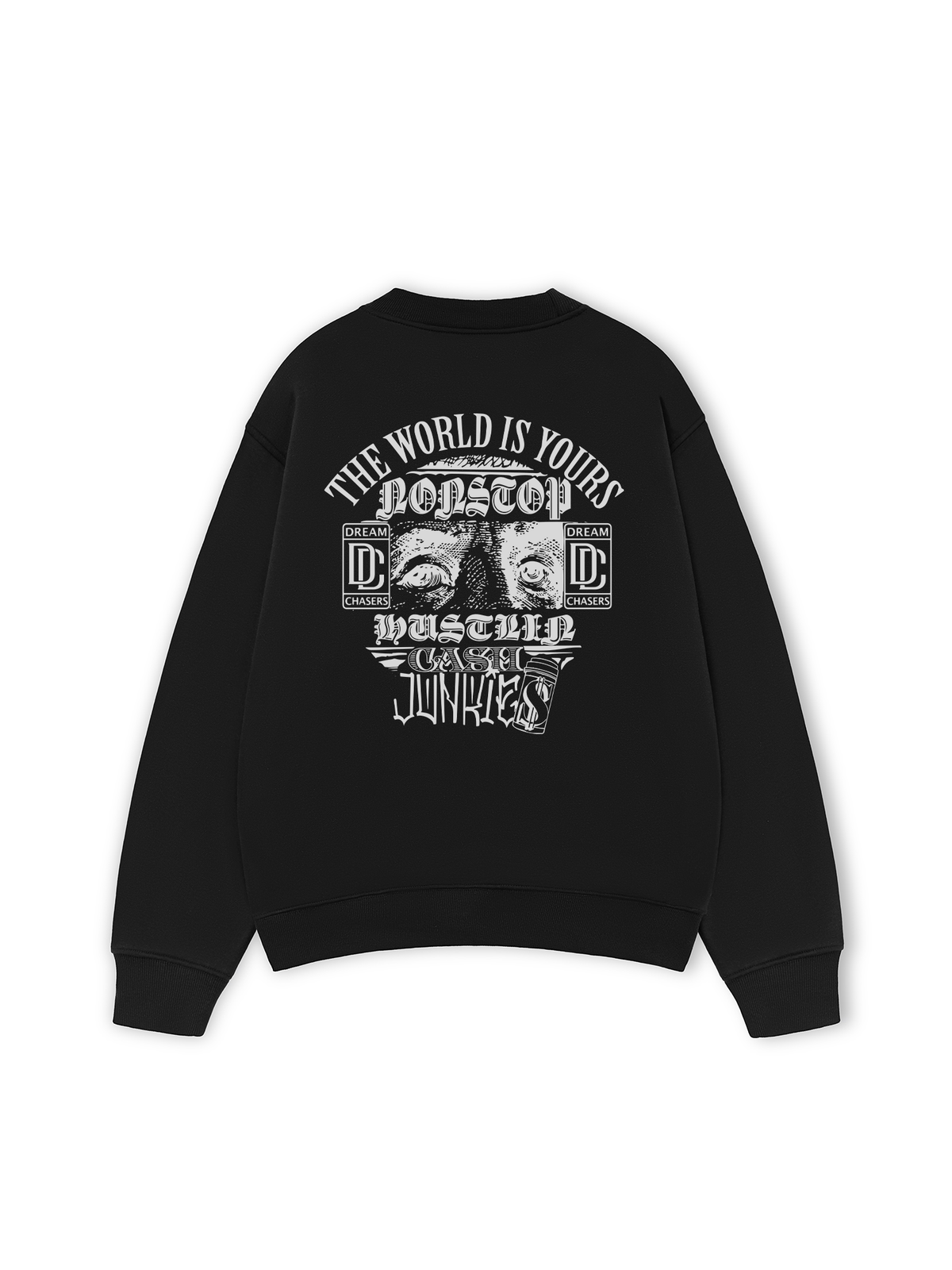 Áo Sweater Nỉ Hai Da The World Is Your