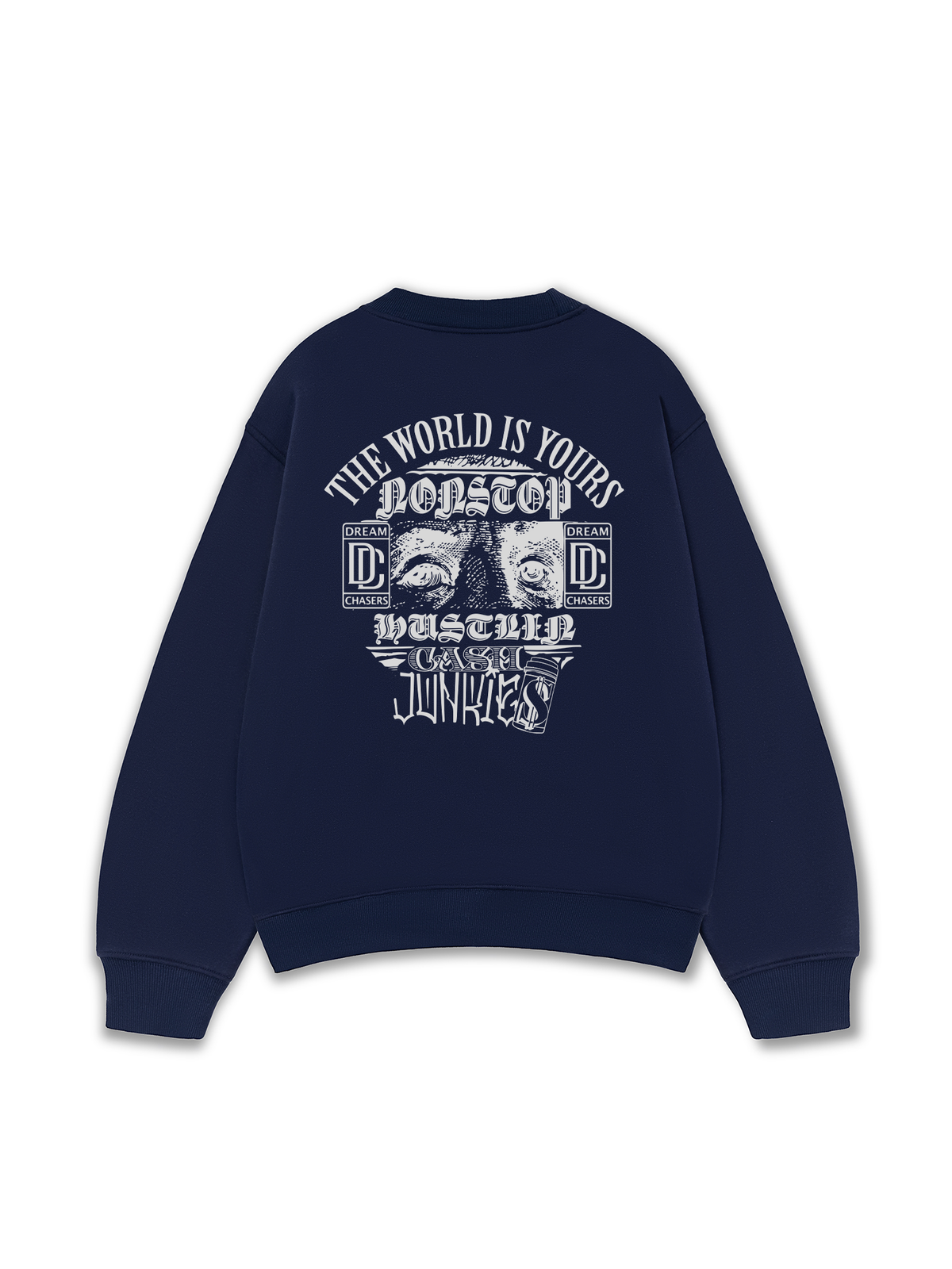 Áo Sweater Nỉ Hai Da The World Is Your