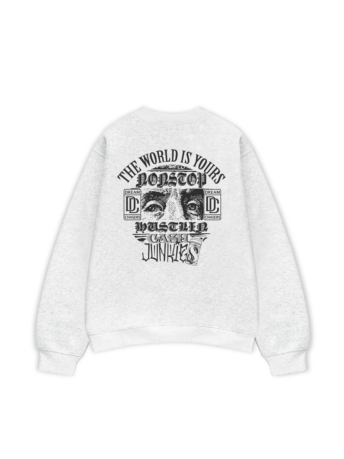 Áo Sweater Nỉ Hai Da The World Is Your
