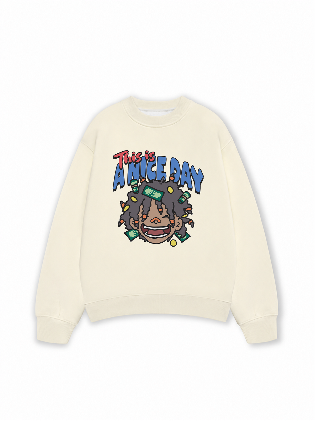 Áo Sweater Nỉ Hai Da This Is A Nice Day