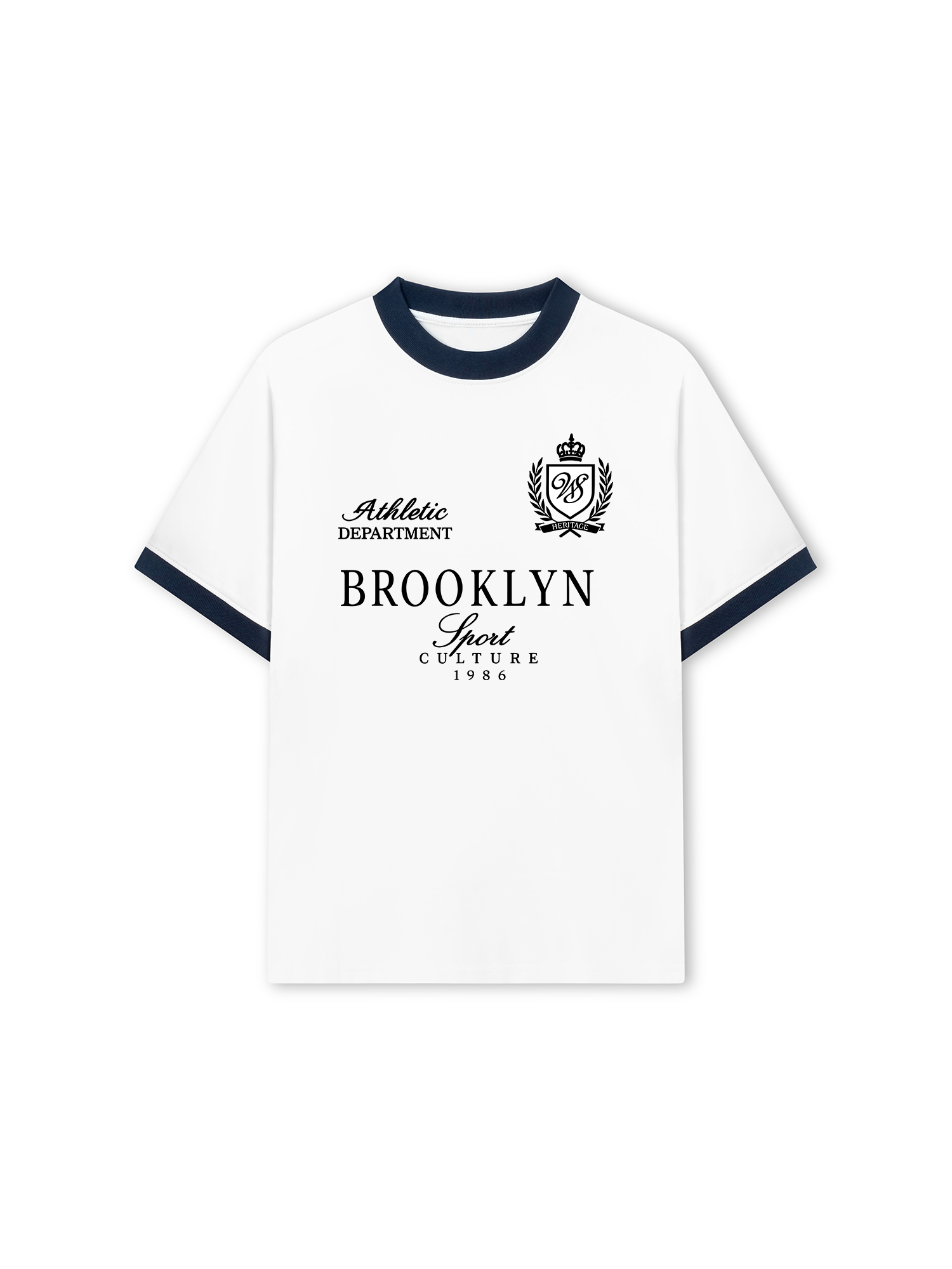 Áo Thun Ringer Relaxed Fit Brooklyn Sport Culture