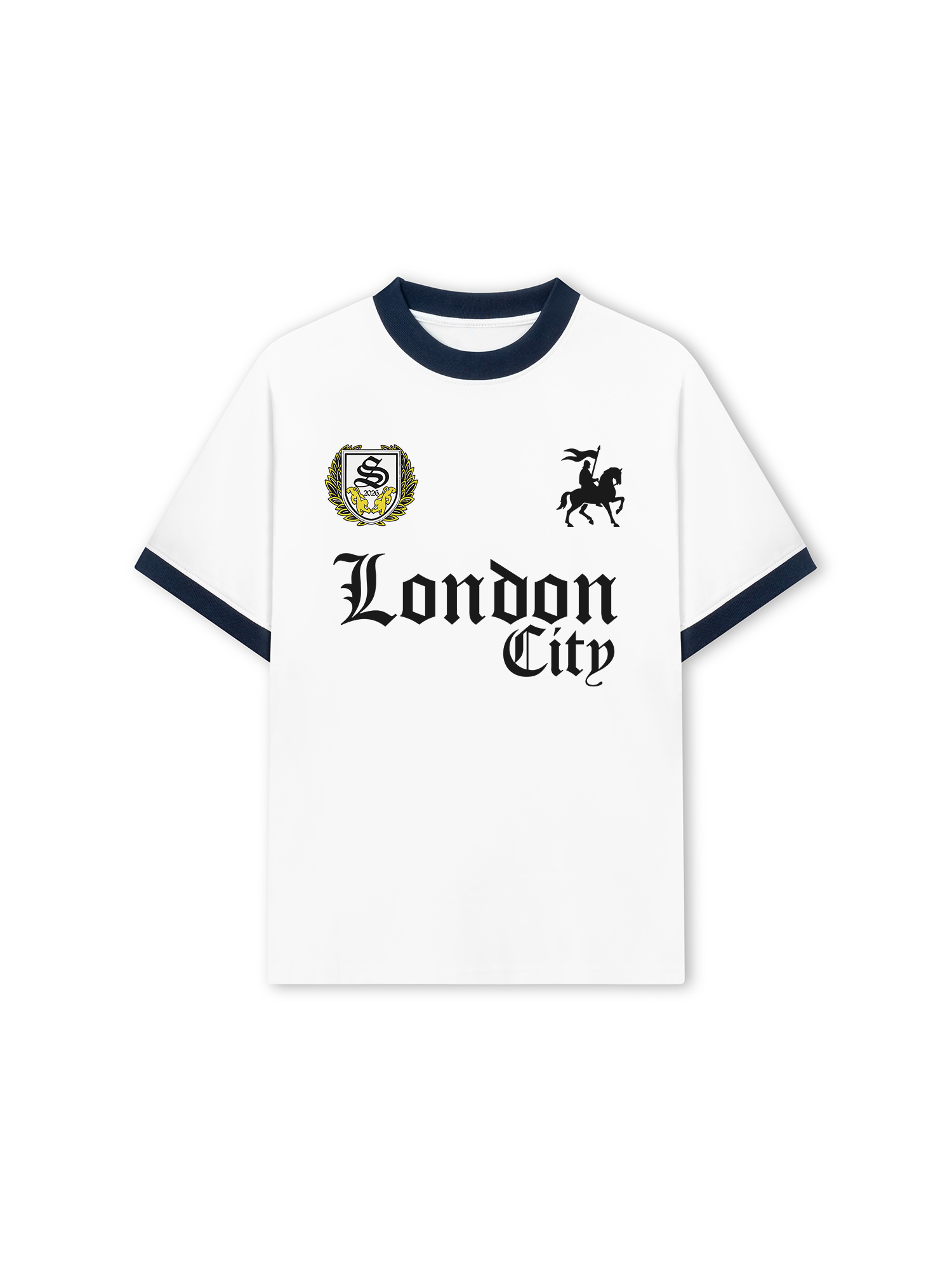 Áo Thun Ringer Relaxed Fit Classic London City