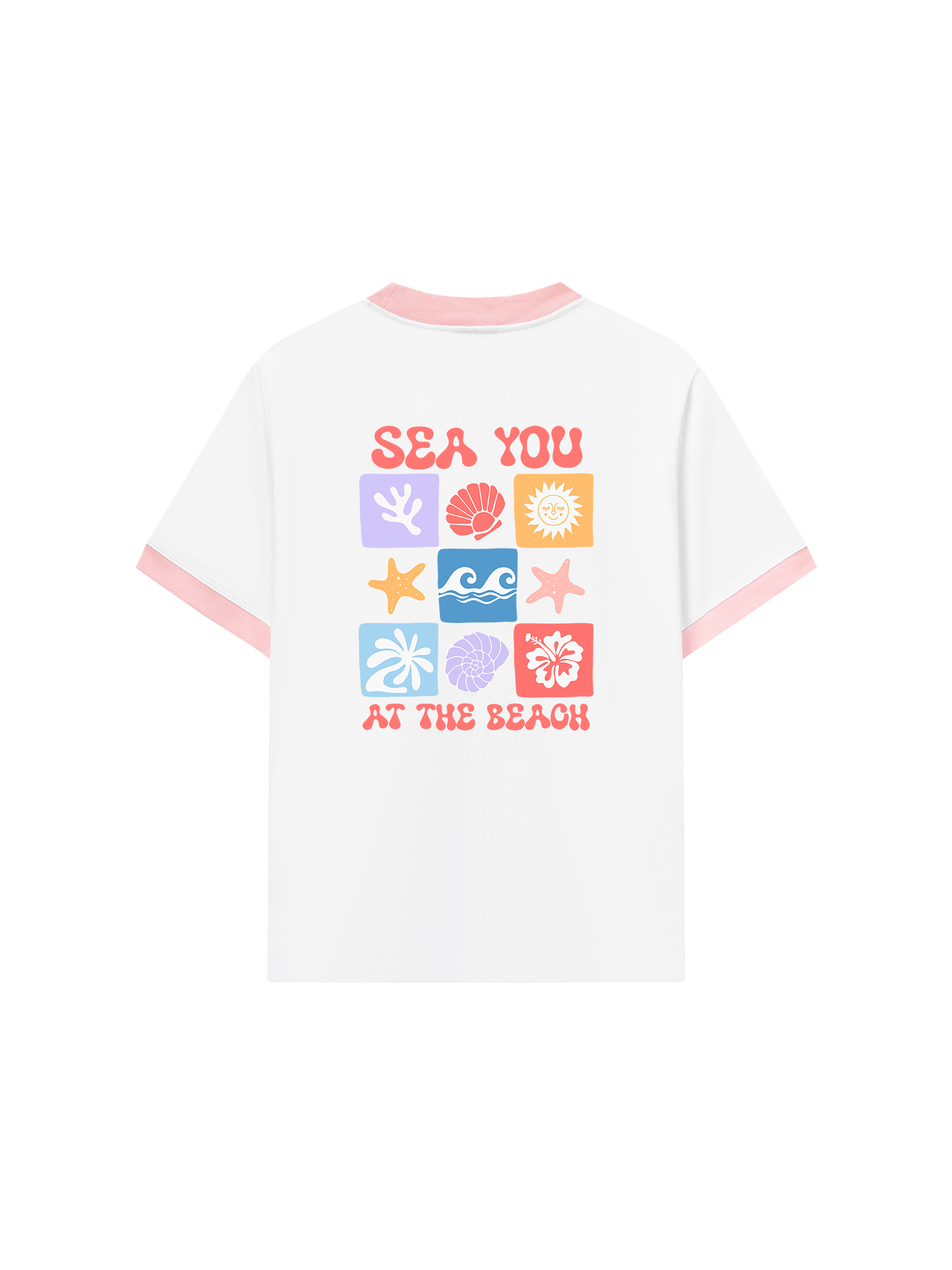 Áo Thun Ringer Relaxed Fit Sea You At The Beach