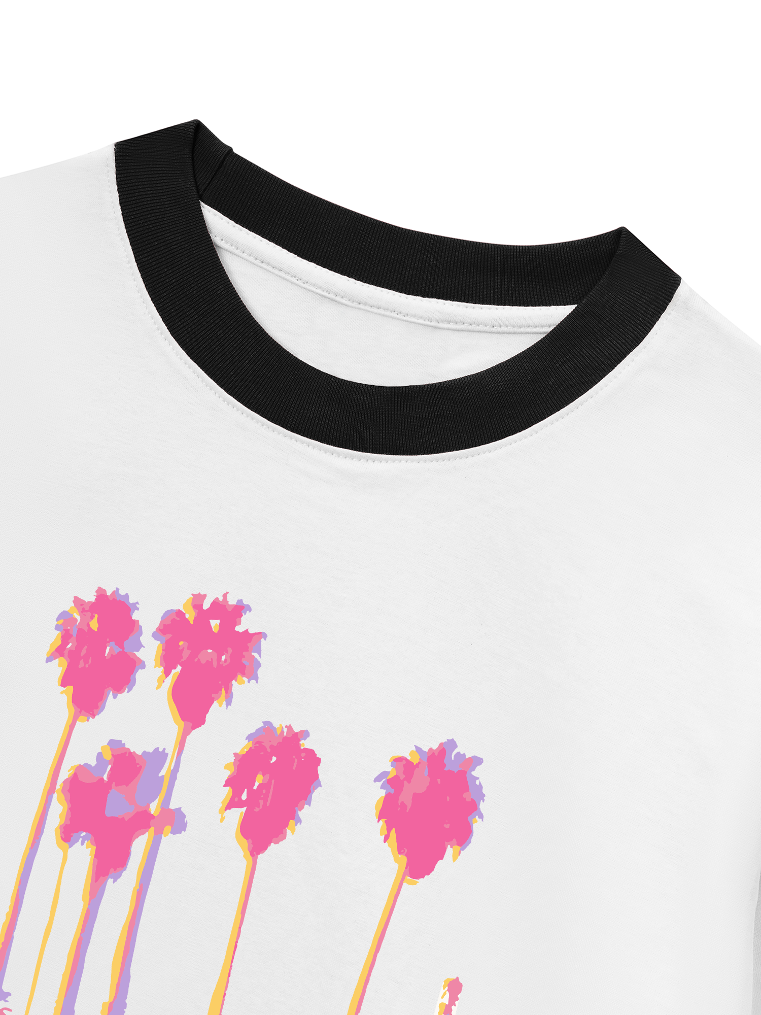 Áo Thun Ringer Relaxed Fit City L.A. Retro Drive