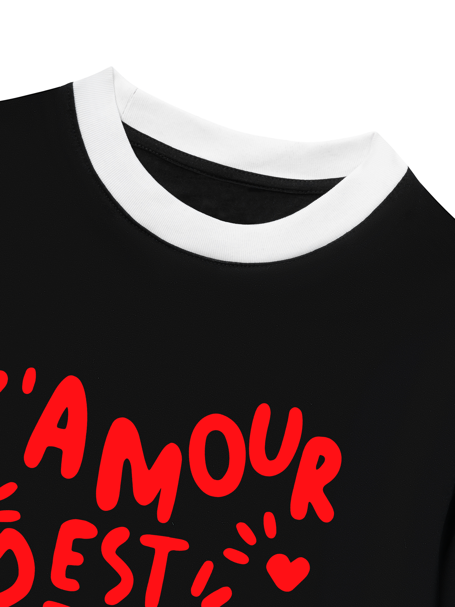 Áo Thun Ringer Relaxed Fit Lamour Est Declare