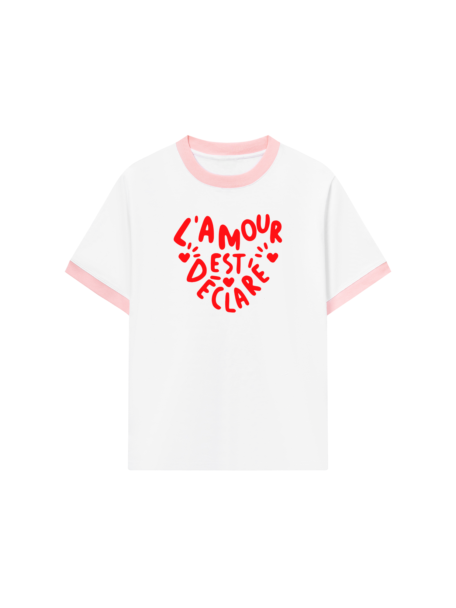 Áo Thun Ringer Relaxed Fit Lamour Est Declare