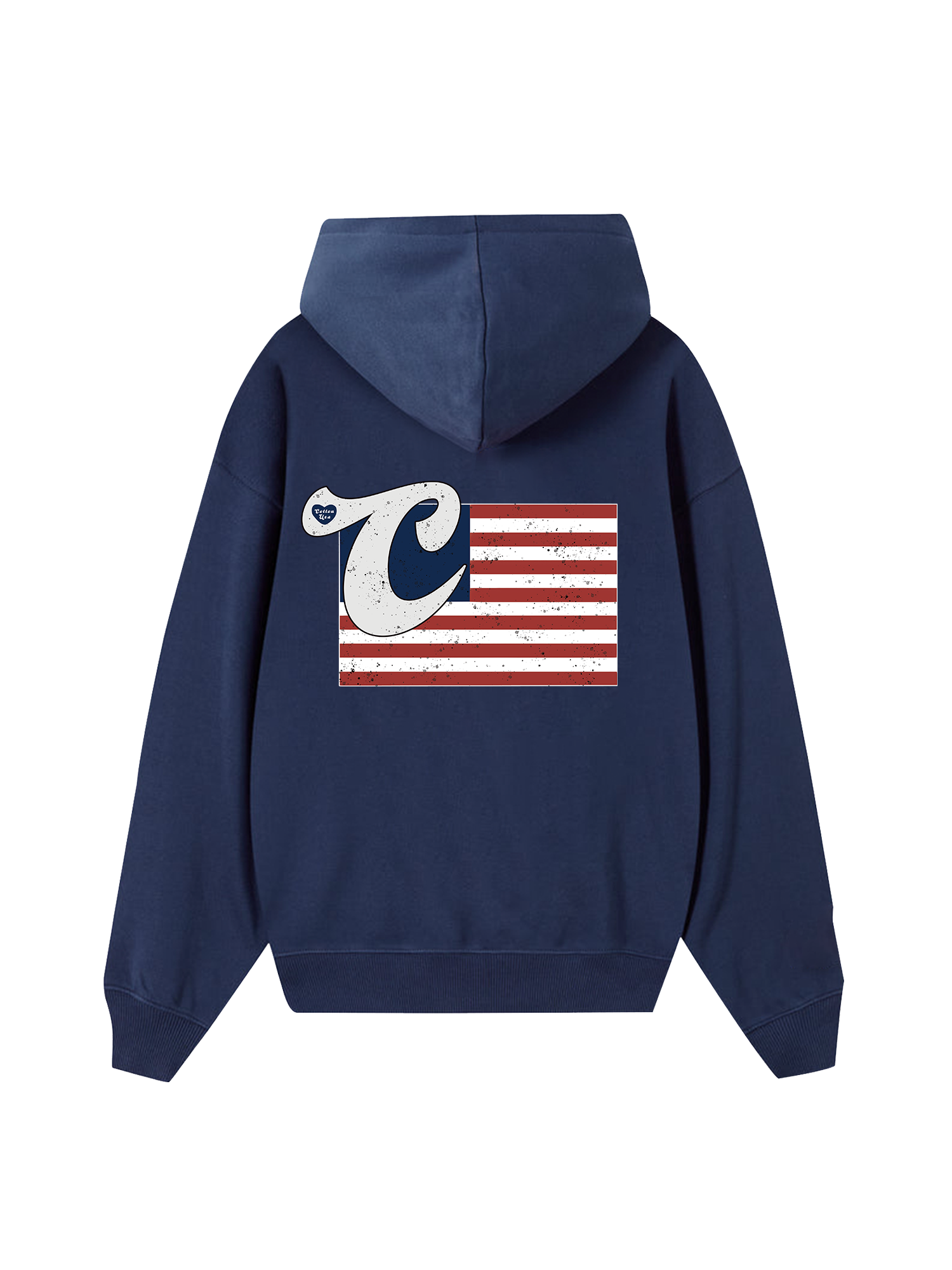 USA Vintage Flag Hoodie
