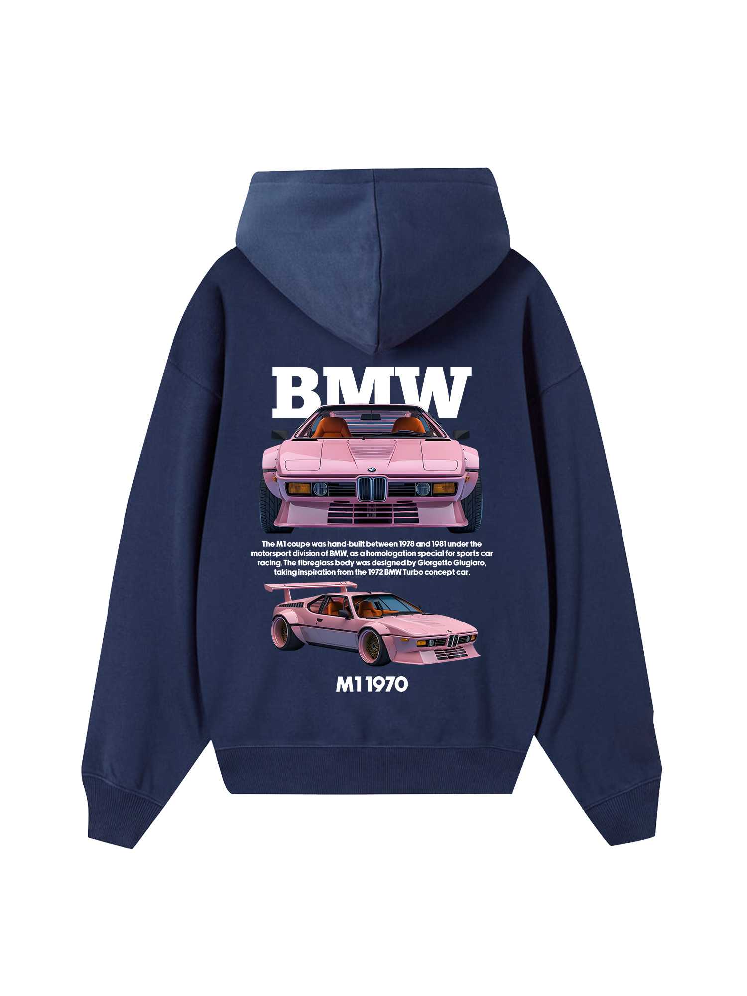 BMW M1 Pink Hoodie