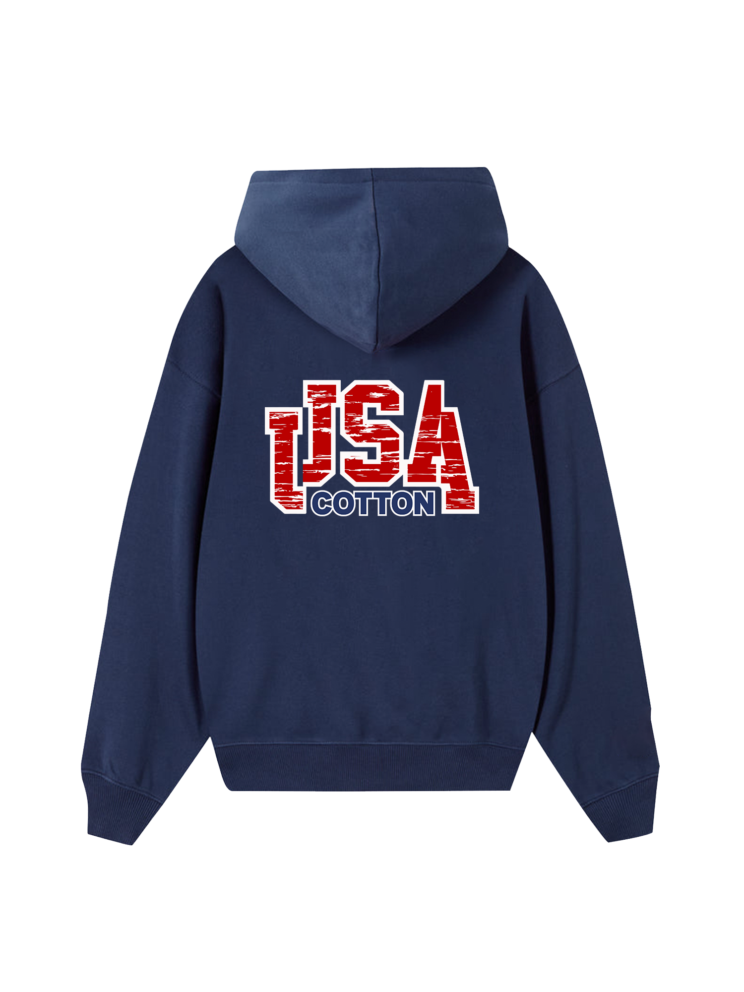 USA Scratched Typo Hoodie