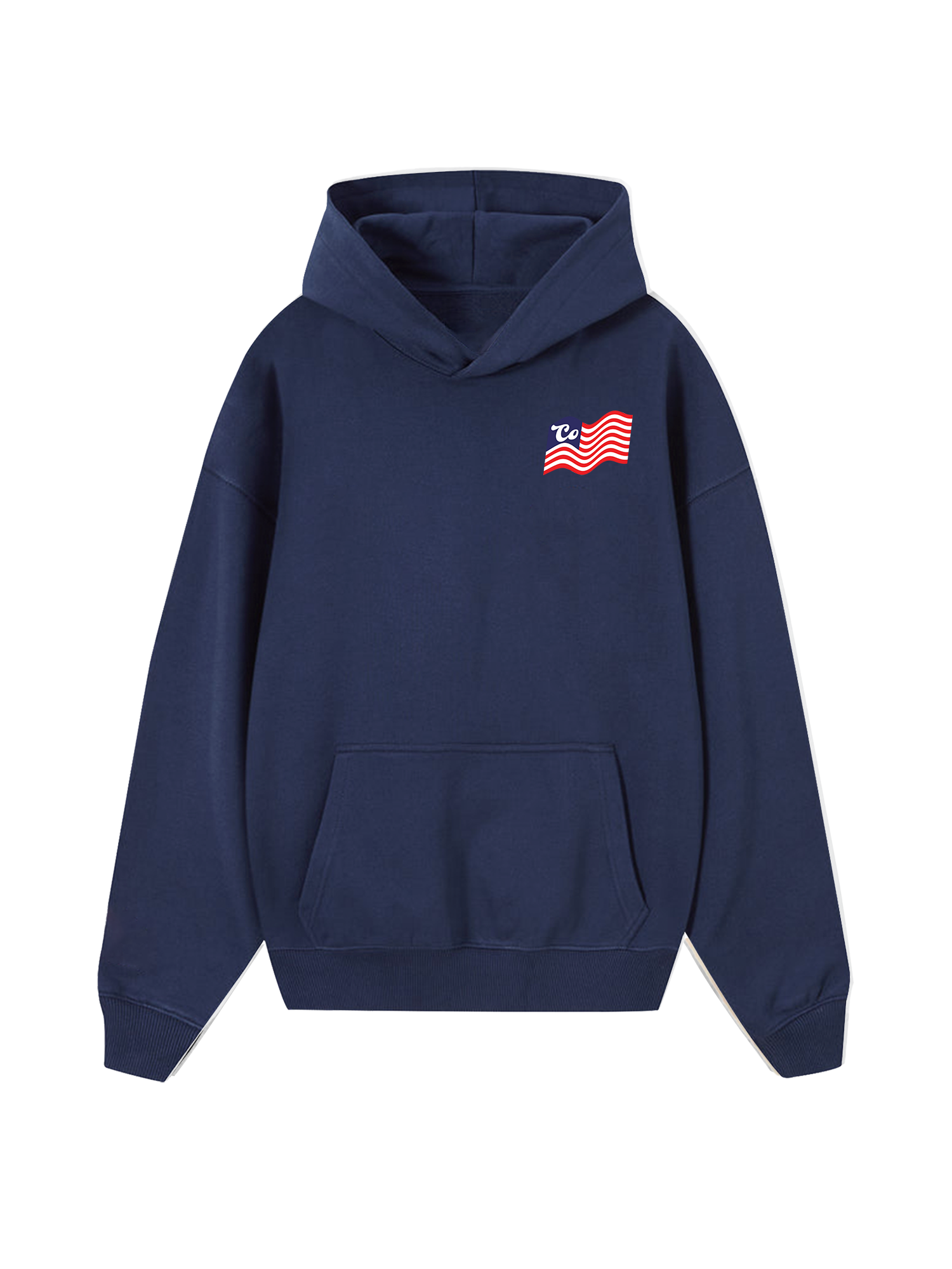 USA Cotton USA Flag Hoodie