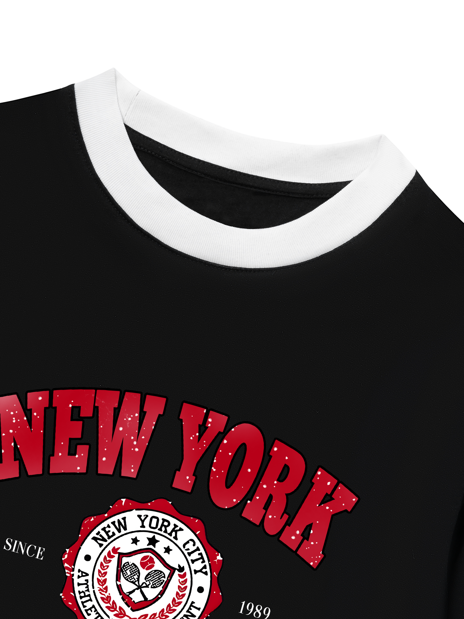 Áo Thun Ringer Relaxed Fit City New York Brooklyn