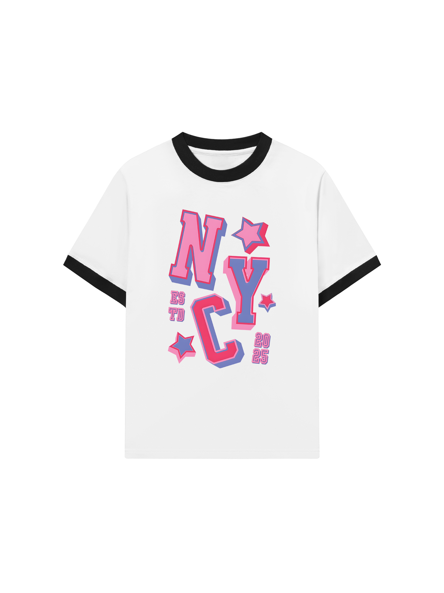 Áo Thun Ringer Relaxed Fit NYC