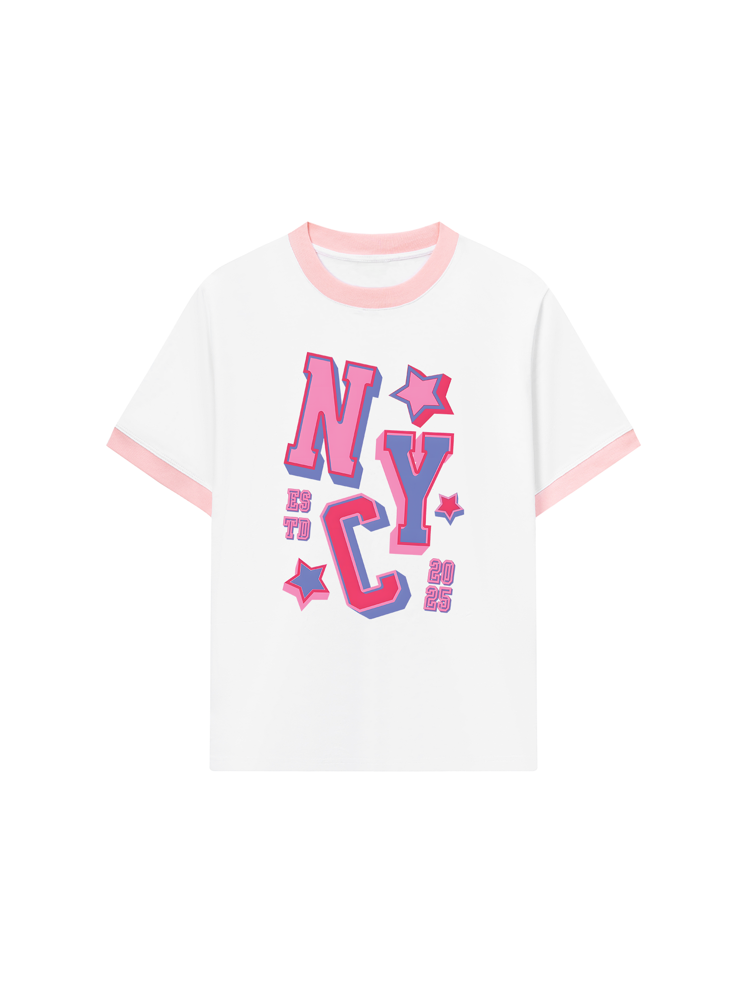 Áo Thun Ringer Relaxed Fit NYC