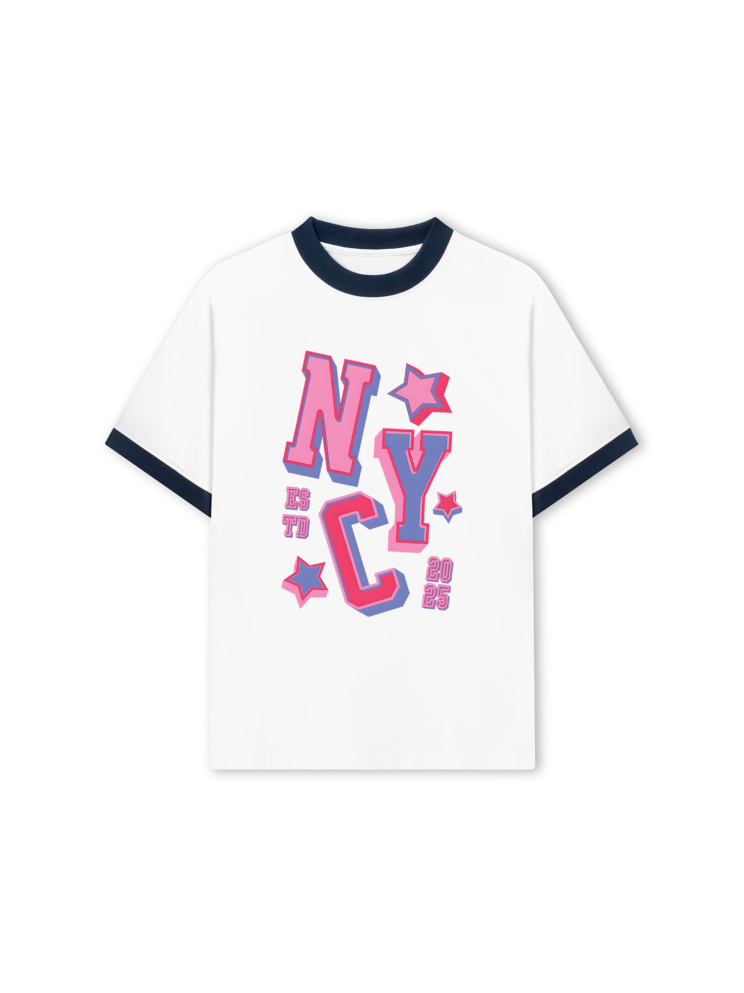 Áo Thun Ringer Relaxed Fit NYC