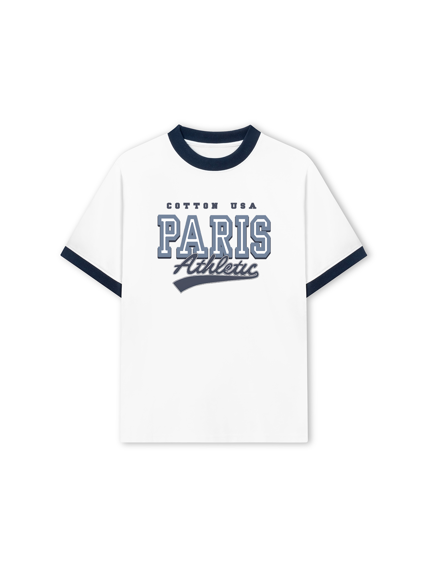 Áo Thun Ringer Relaxed Fit Paris