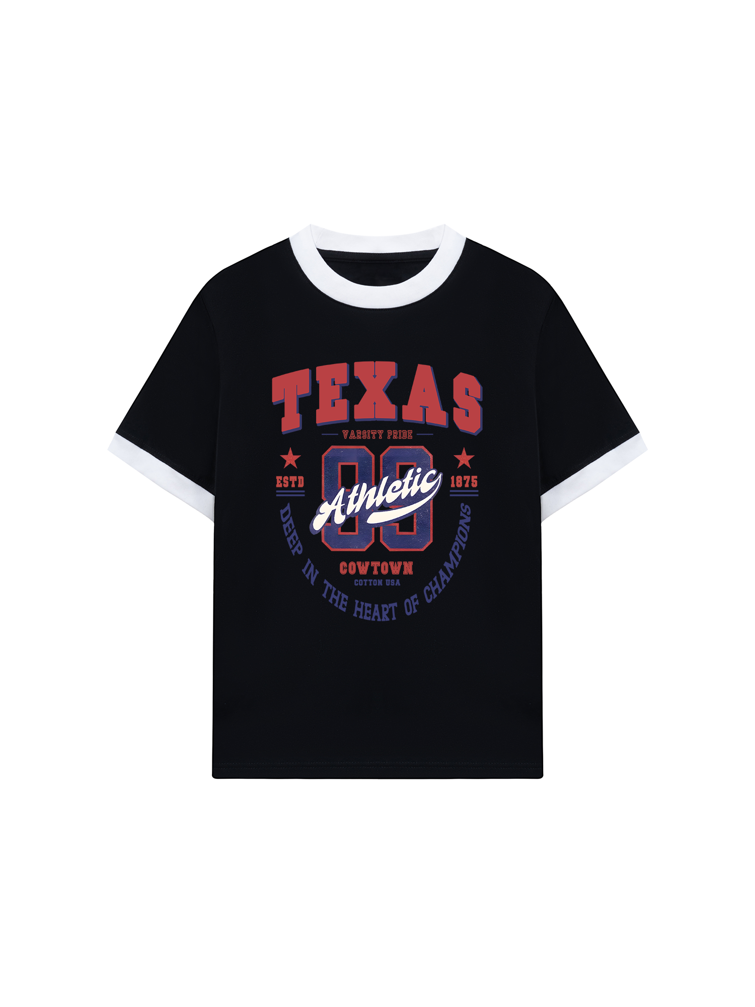 Áo Thun Ringer Relaxed Fit City Texas