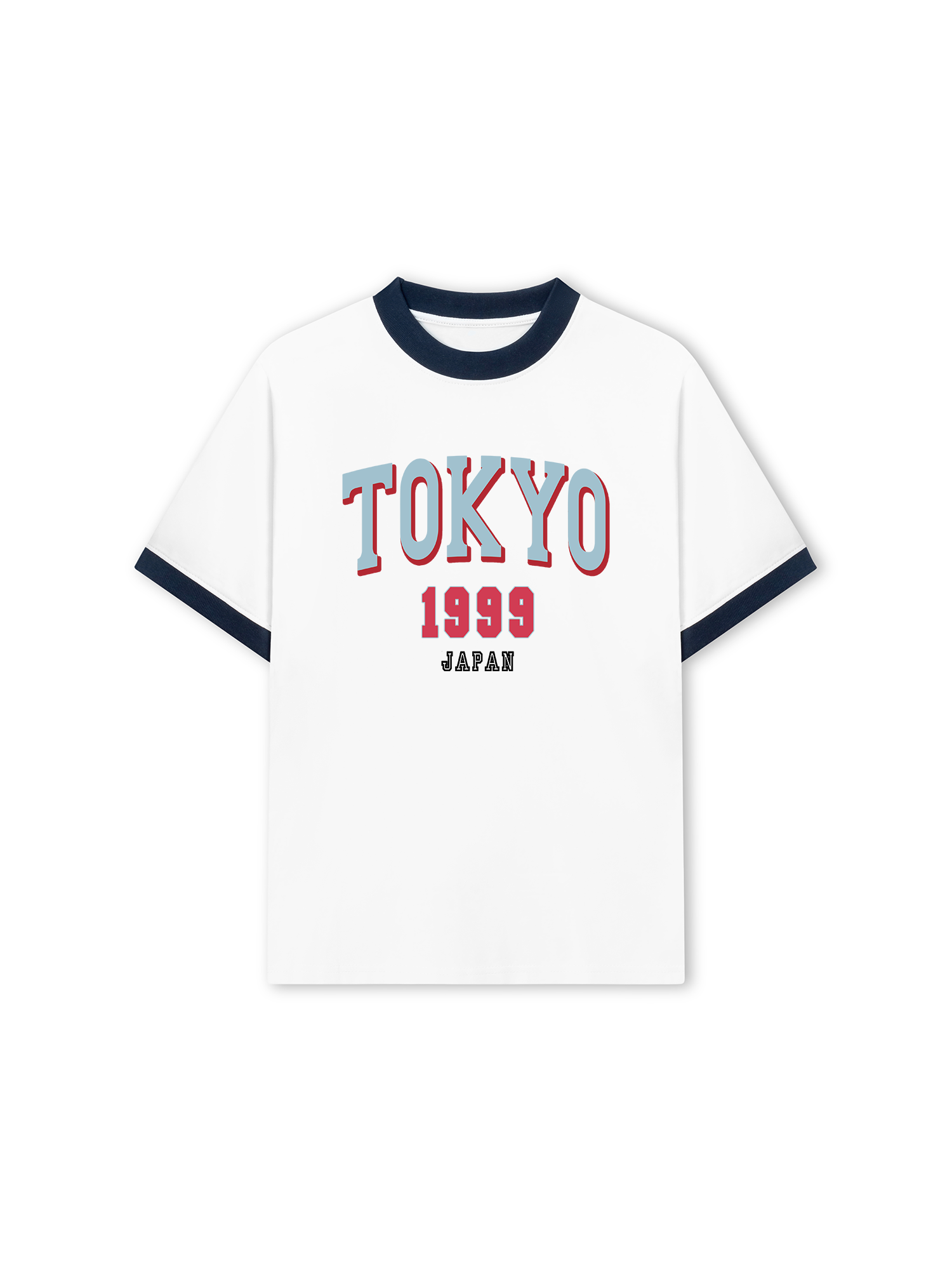 Áo Thun Ringer Relaxed Fit City Tokyo