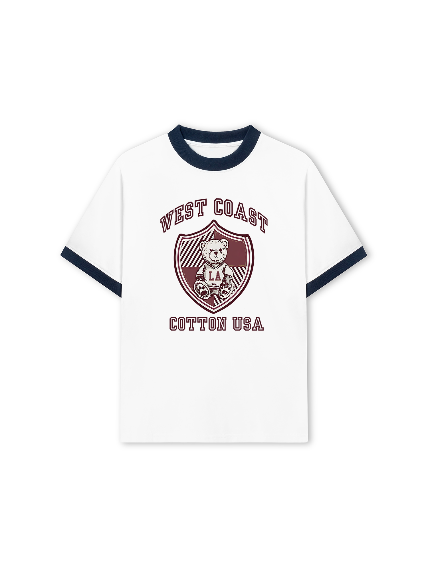 Áo Thun Ringer Relaxed Fit City WestCoast