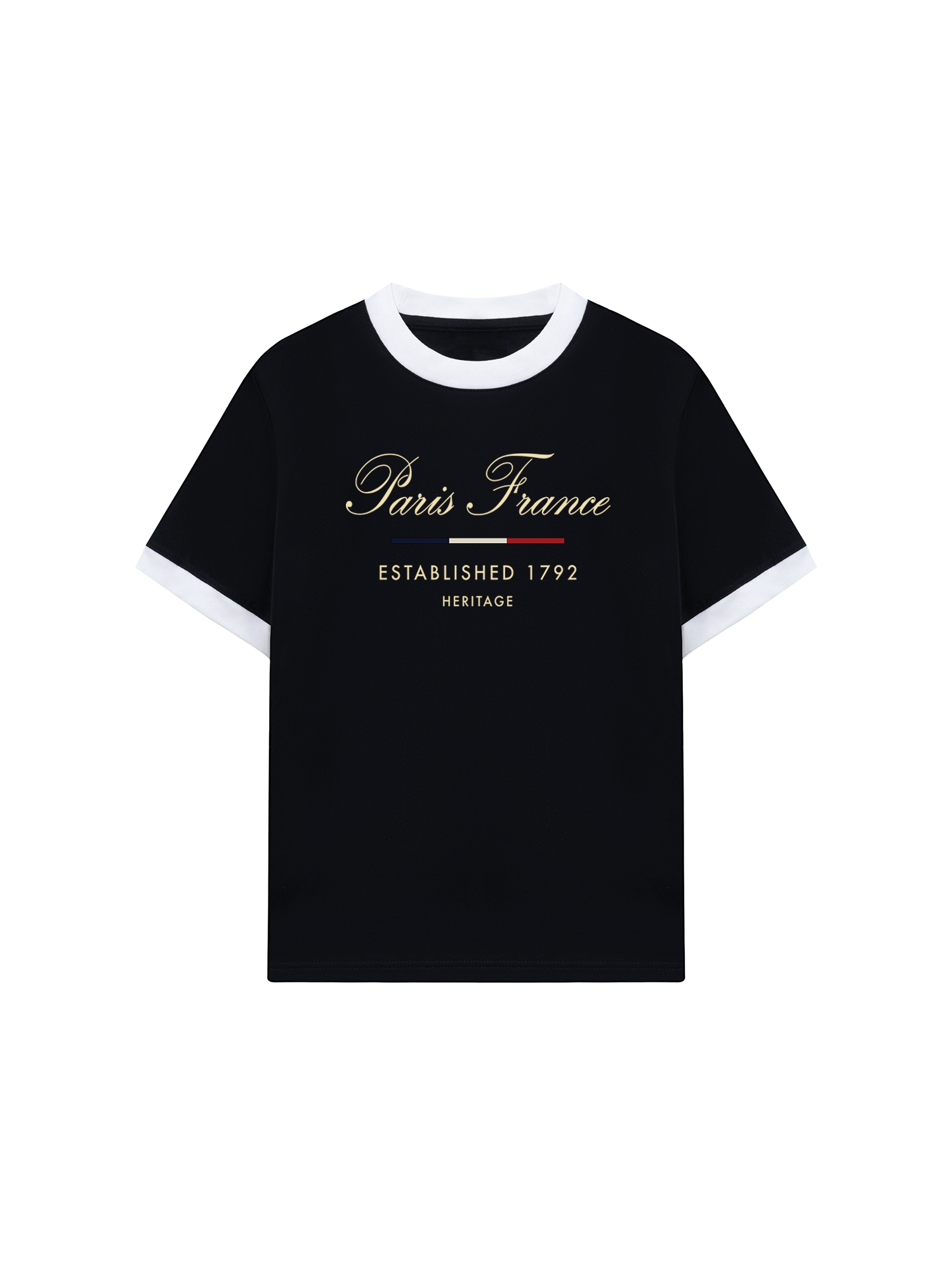 Áo Thun Ringer Relaxed Fit Paris France