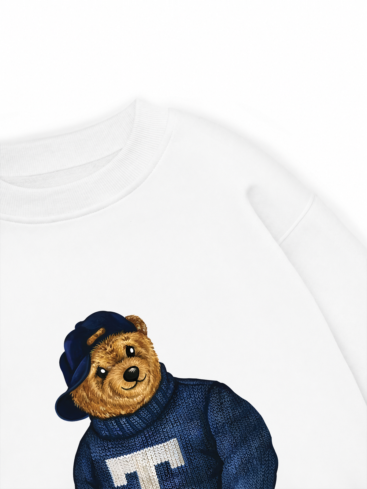 Áo Sweater Nỉ Hai Da Bear Two