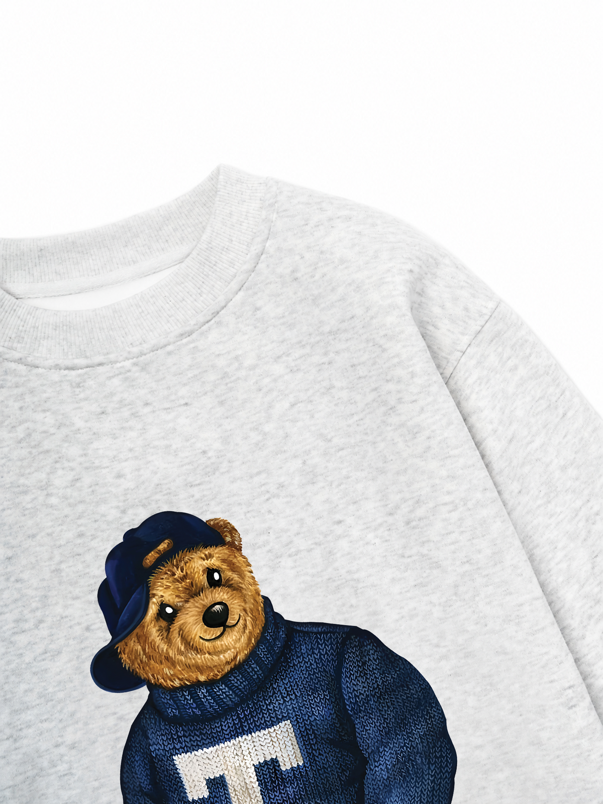 Áo Sweater Nỉ Hai Da Bear Two