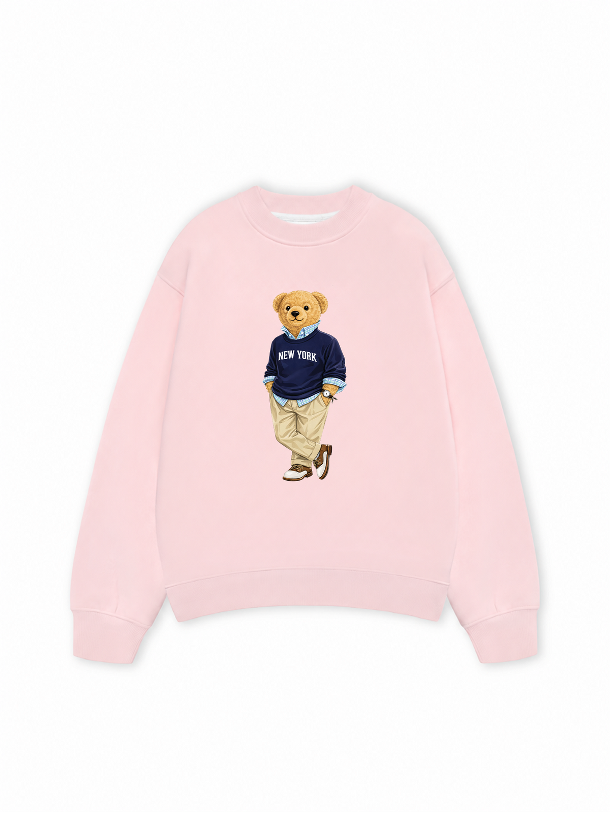 Áo Sweater Nỉ Hai Da Classic Bear