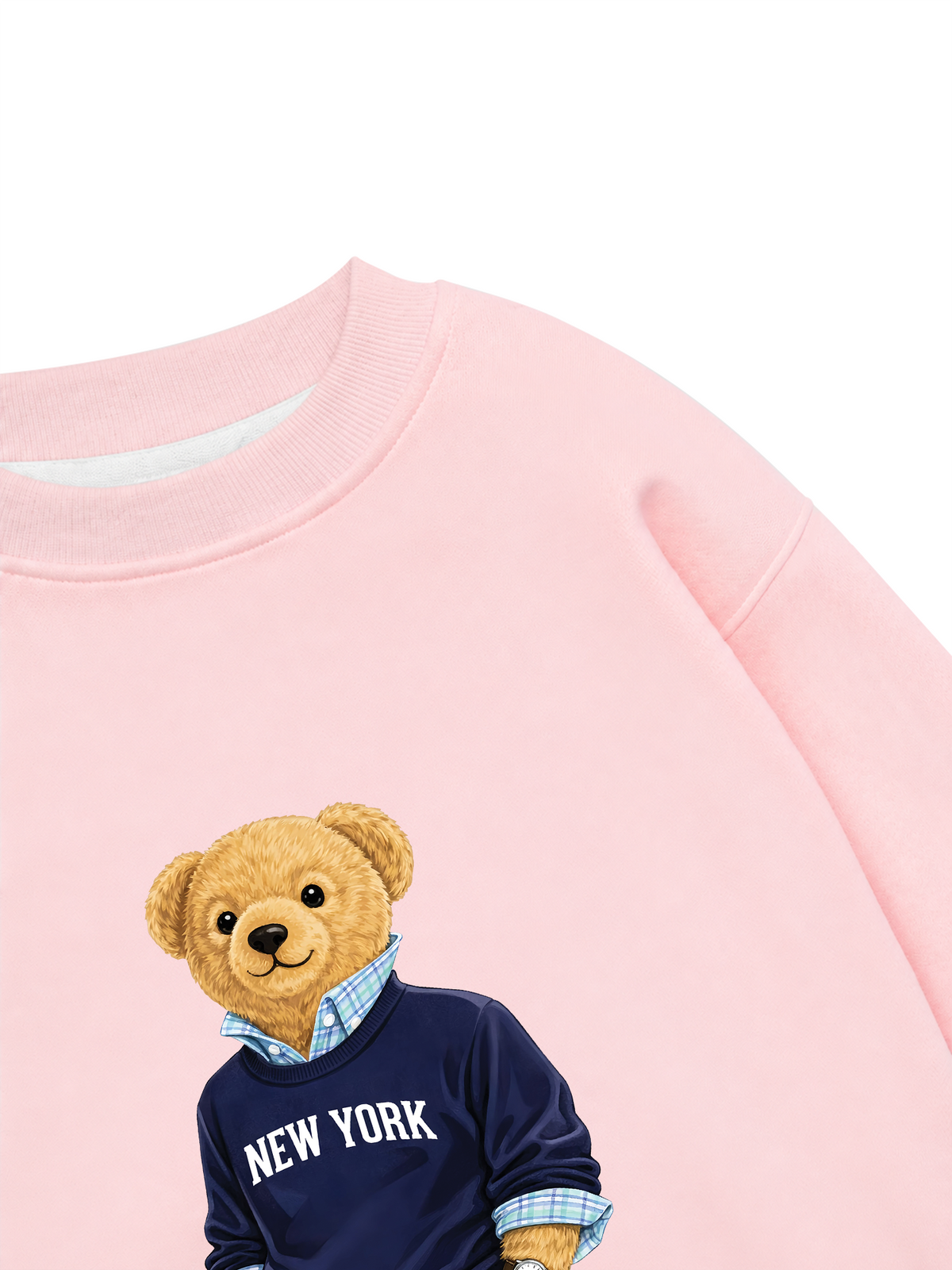 Áo Sweater Nỉ Hai Da Classic Bear