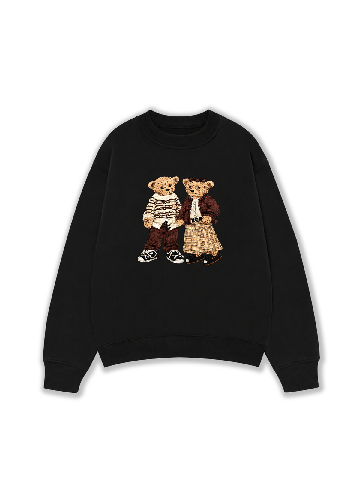 Áo Sweater Nỉ Hai Da Couple Bear