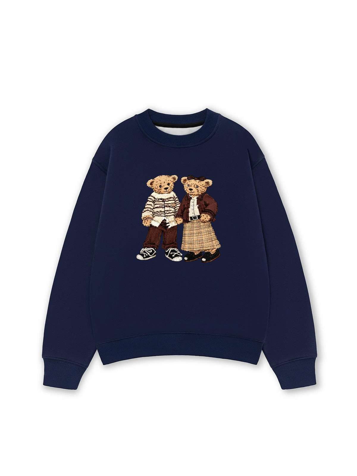 Áo Sweater Nỉ Hai Da Couple Bear