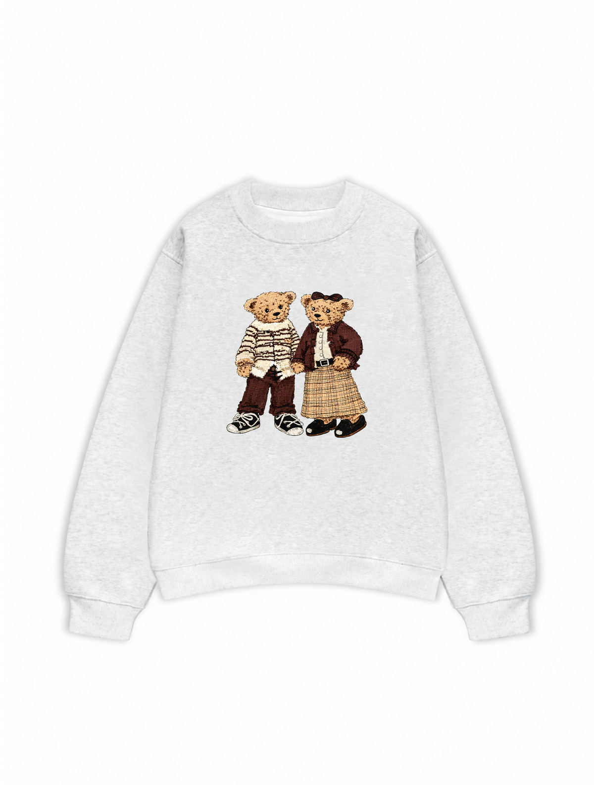 Áo Sweater Nỉ Hai Da Couple Bear