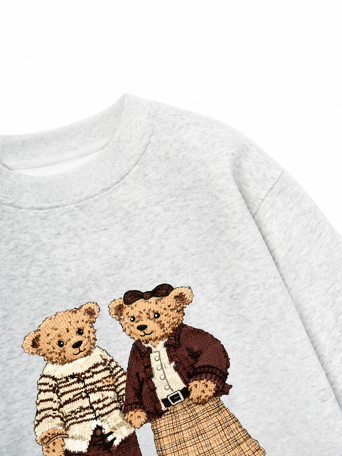 Áo Sweater Nỉ Hai Da Couple Bear