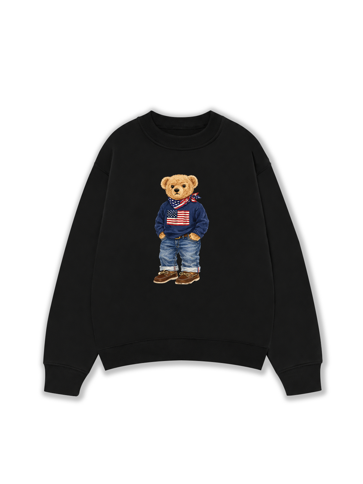 Áo Sweater Nỉ Hai Da America Boy