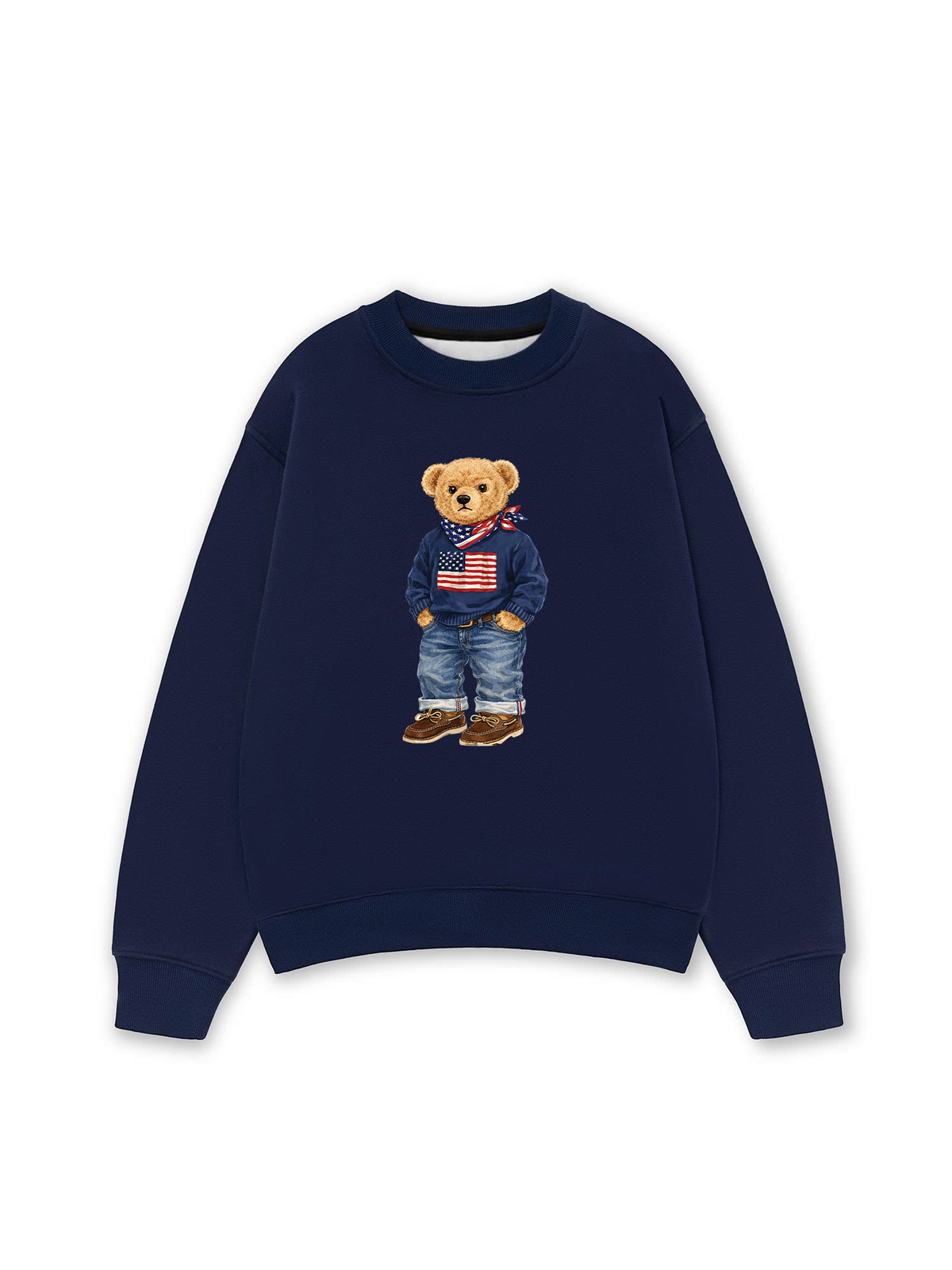 Áo Sweater Nỉ Hai Da America Boy