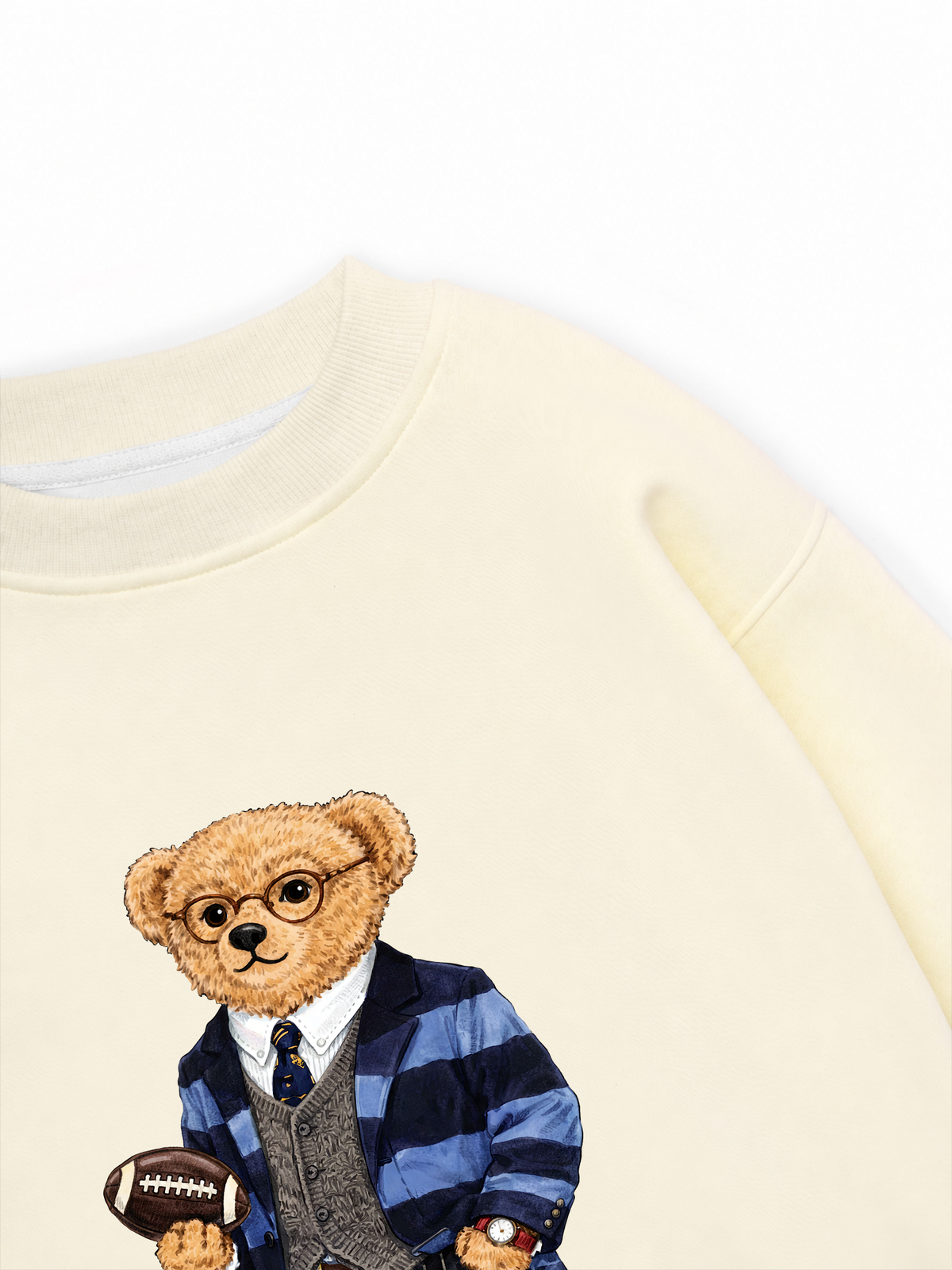 Áo Sweater Nỉ Hai Da Smart Bear