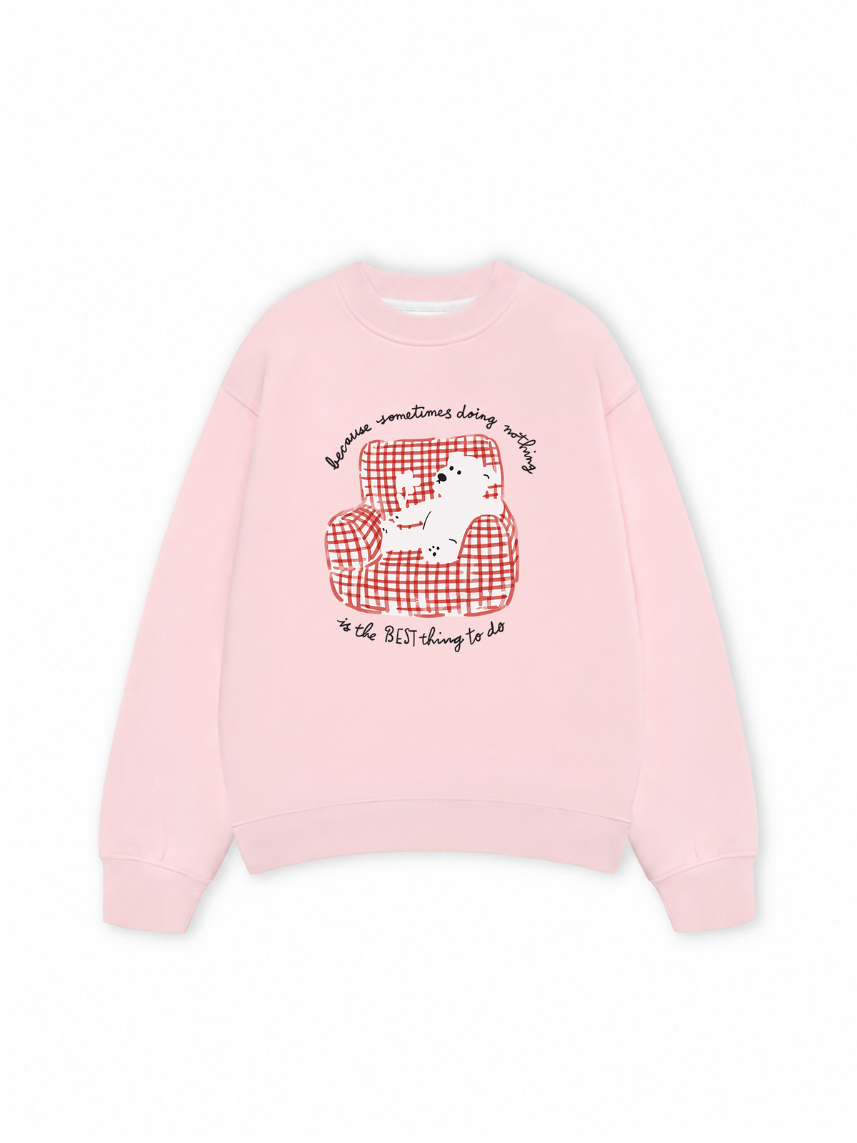 Áo Sweater Nỉ Hai Da Chill Bear At Home