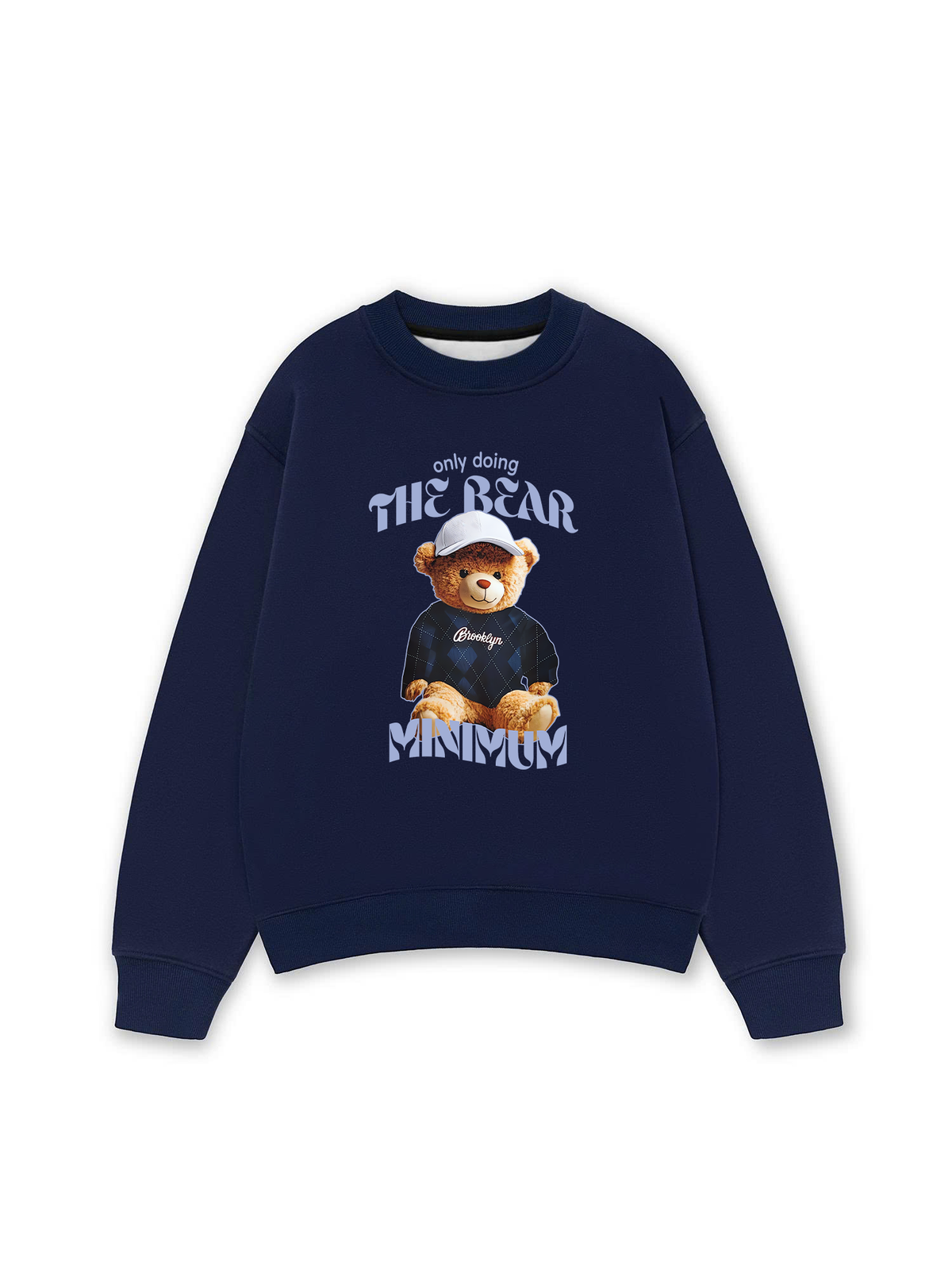 Áo Sweater Nỉ Hai Da Only Doing The Bear