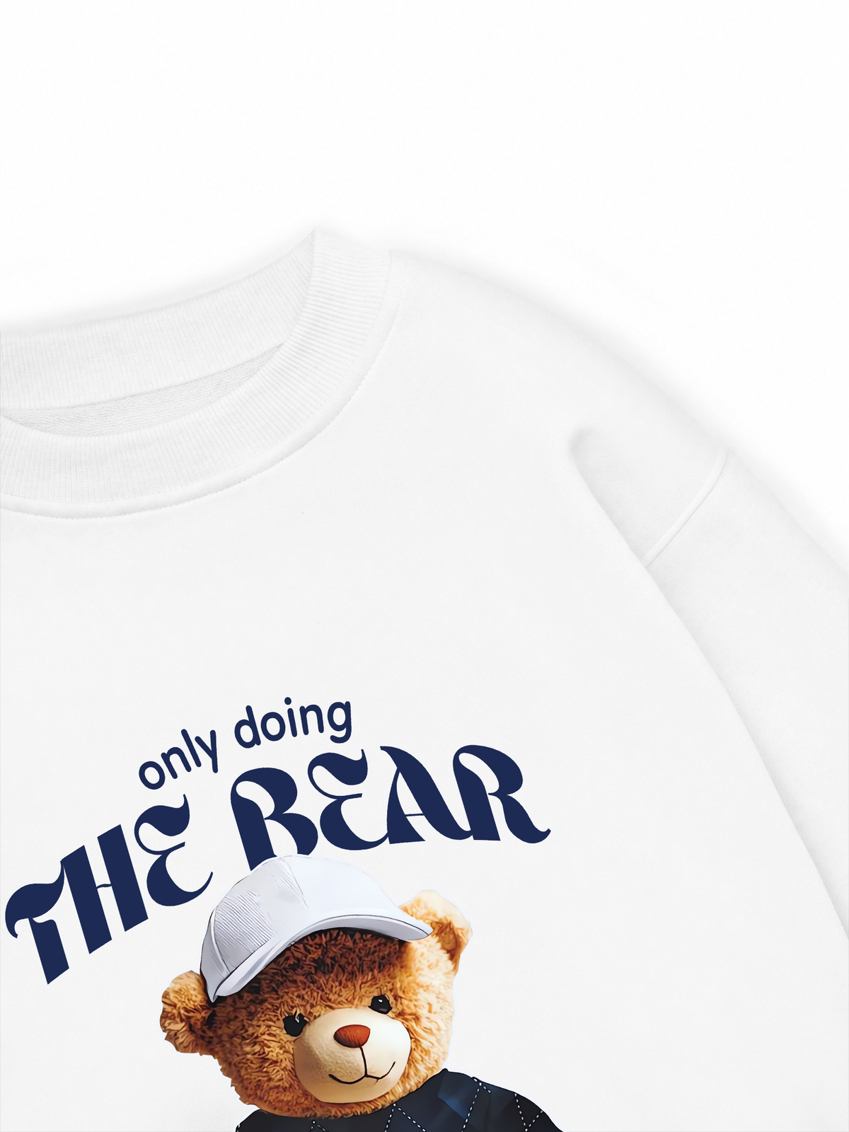Áo Sweater Nỉ Hai Da Only Doing The Bear