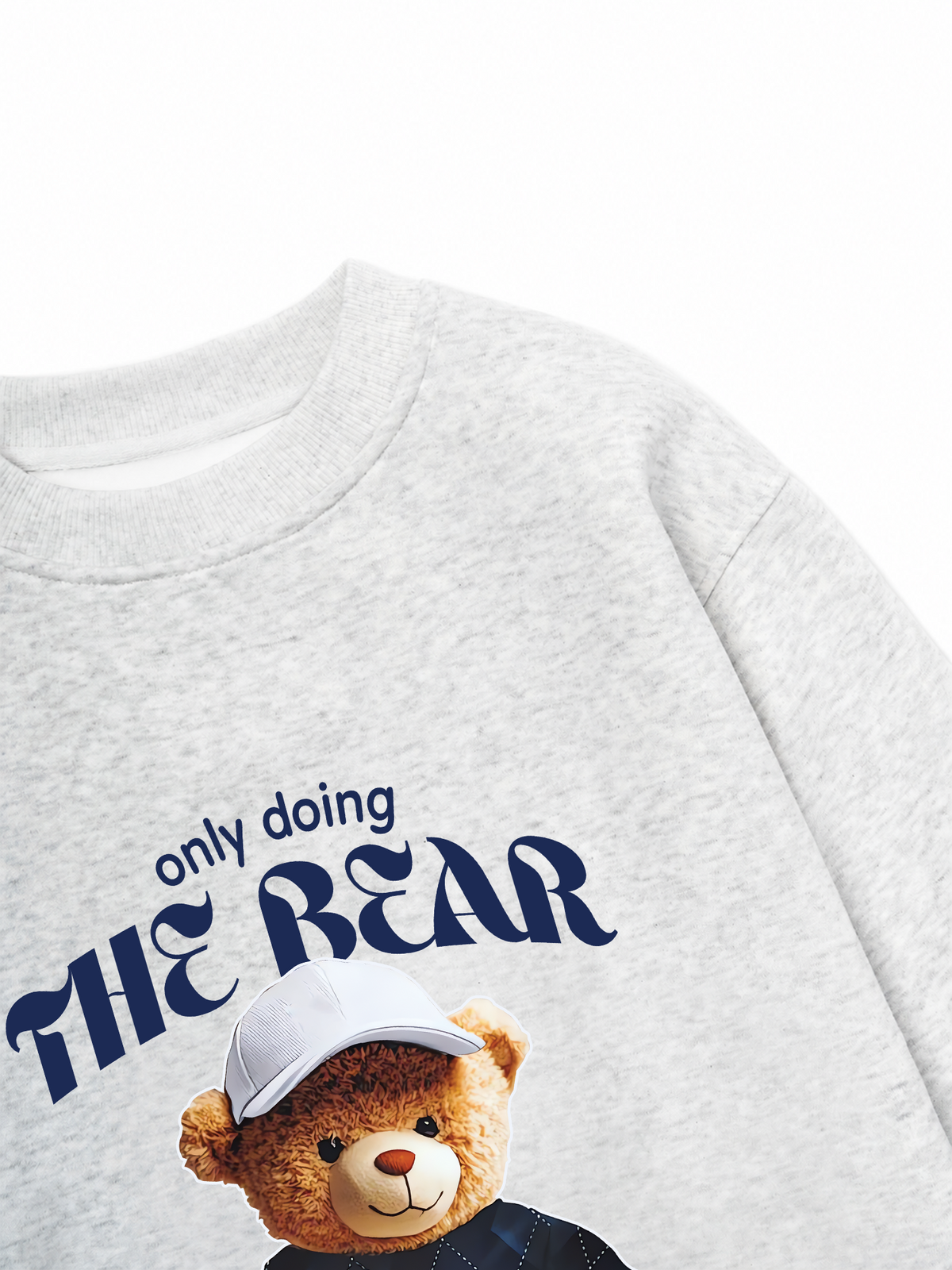 Áo Sweater Nỉ Hai Da Only Doing The Bear
