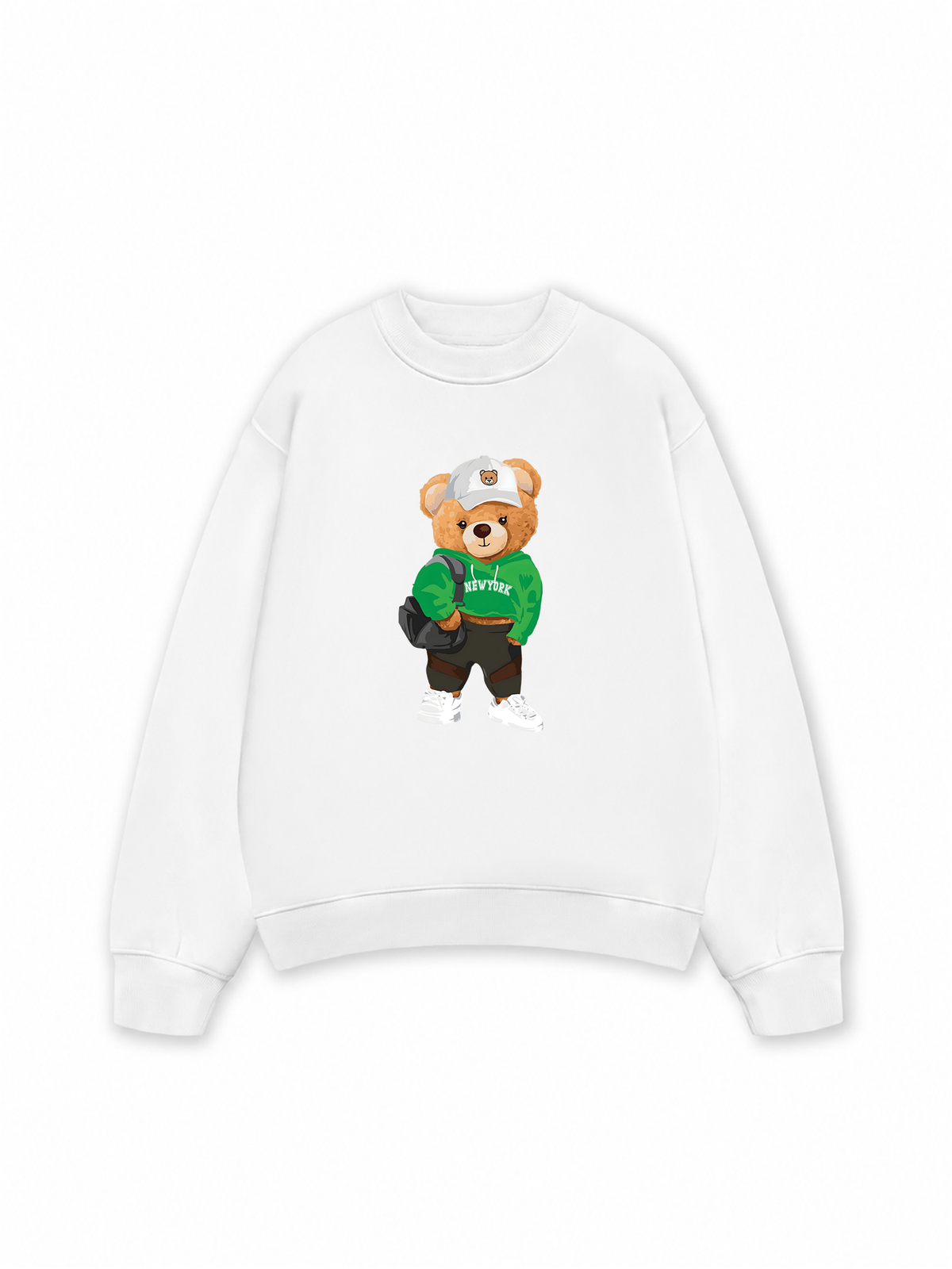 Áo Sweater Nỉ Hai Da Sporty Bear