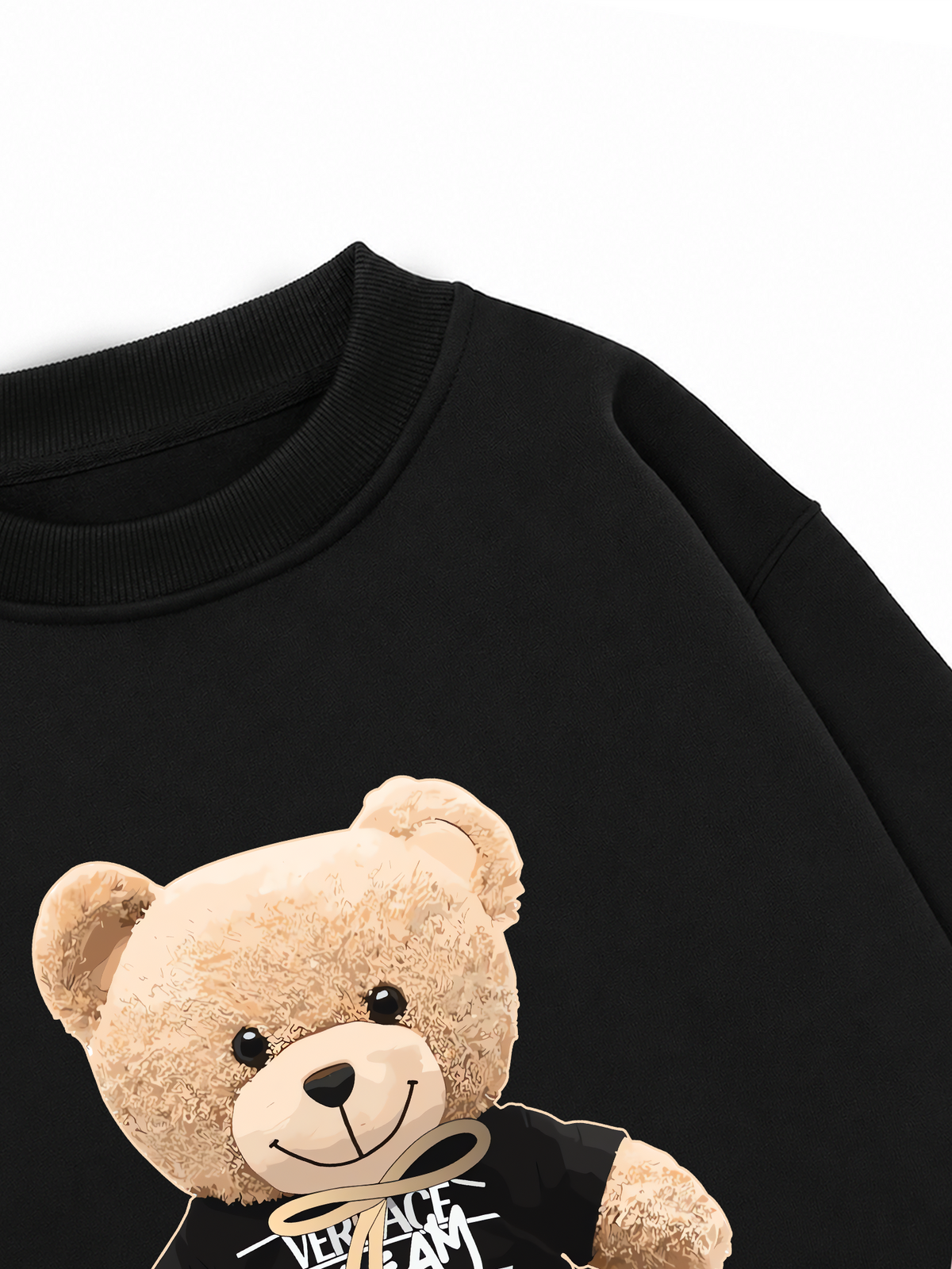 Áo Sweater Nỉ Hai Da Vintage Bear