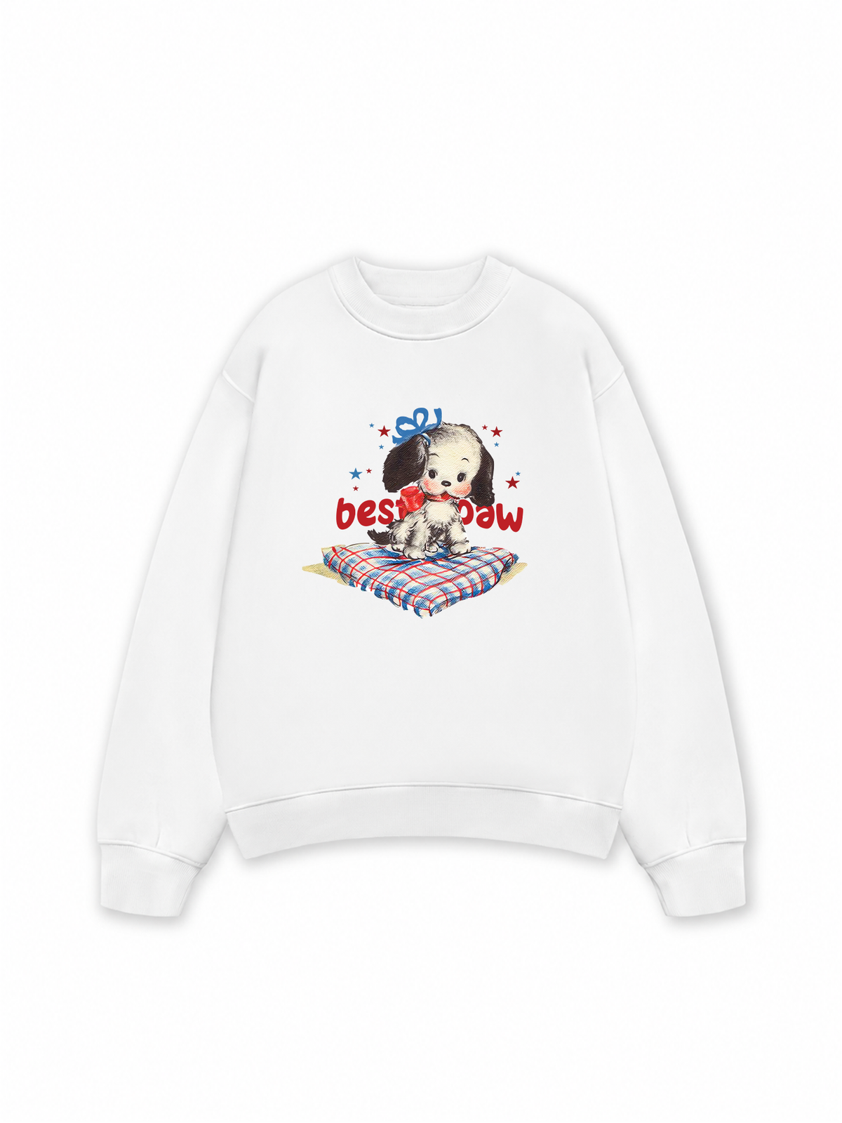 Áo Sweater Nỉ Hai Da Soft Paw Besties Paw