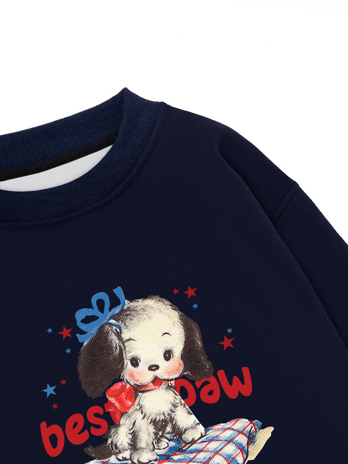 Áo Sweater Nỉ Hai Da Soft Paw Besties Paw