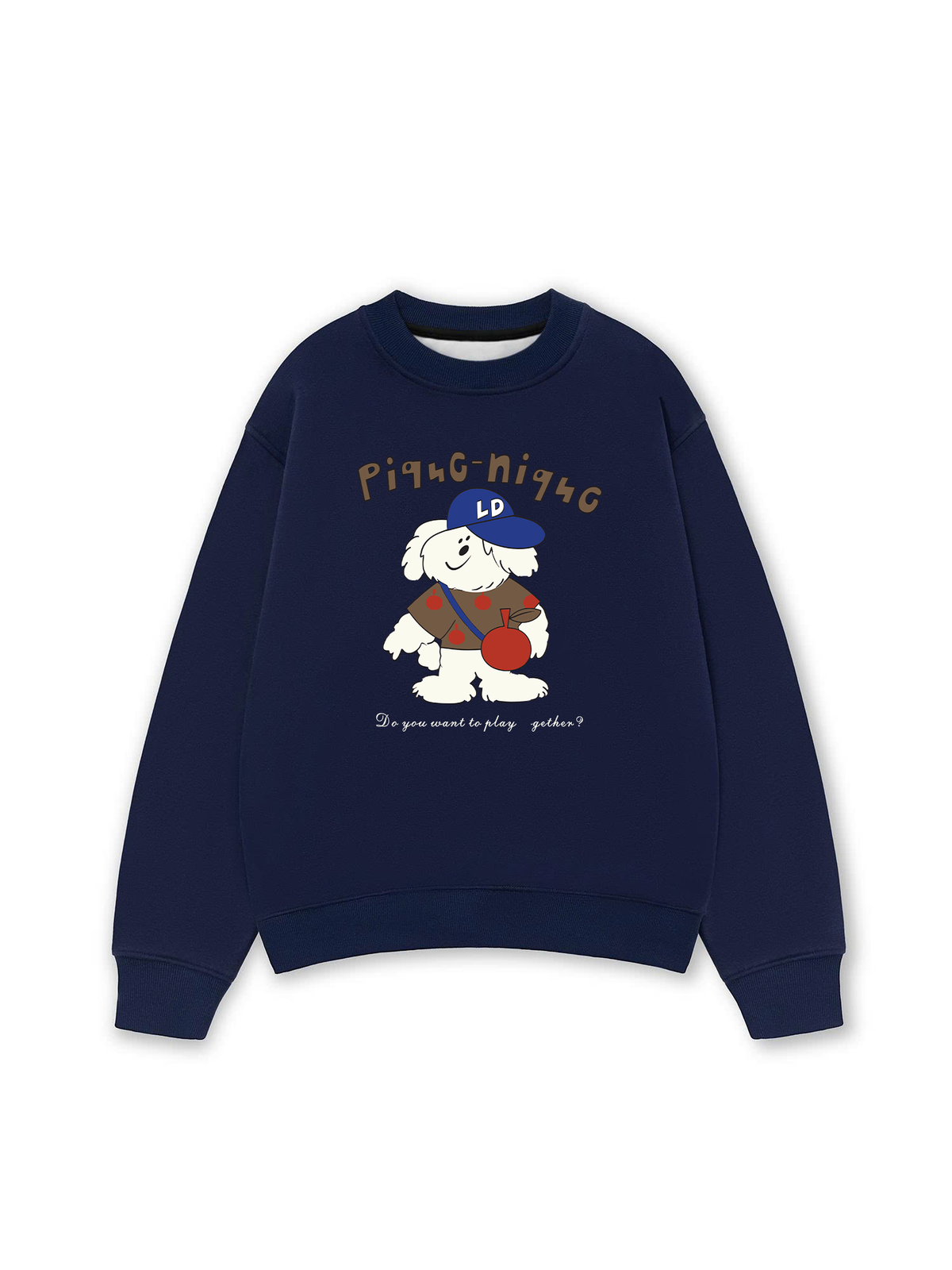 Áo Sweater Nỉ Hai Da Soft Paw LD Puppy