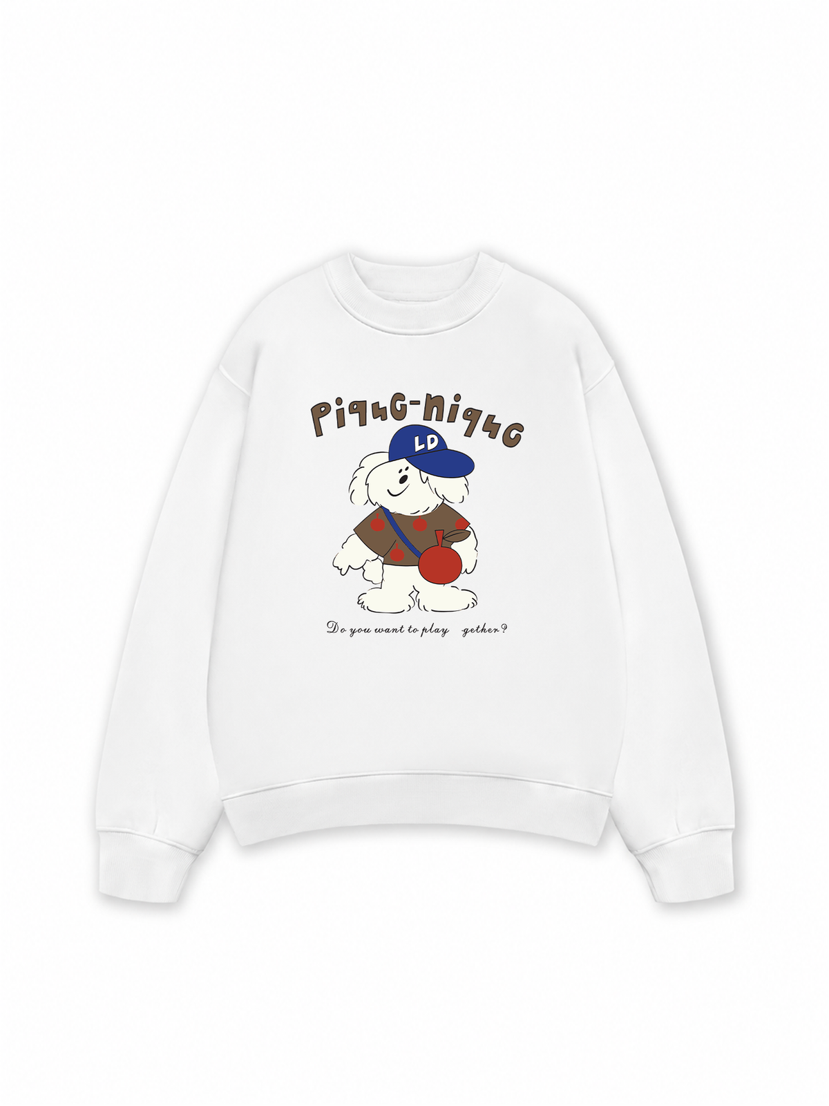 Áo Sweater Nỉ Hai Da Soft Paw LD Puppy