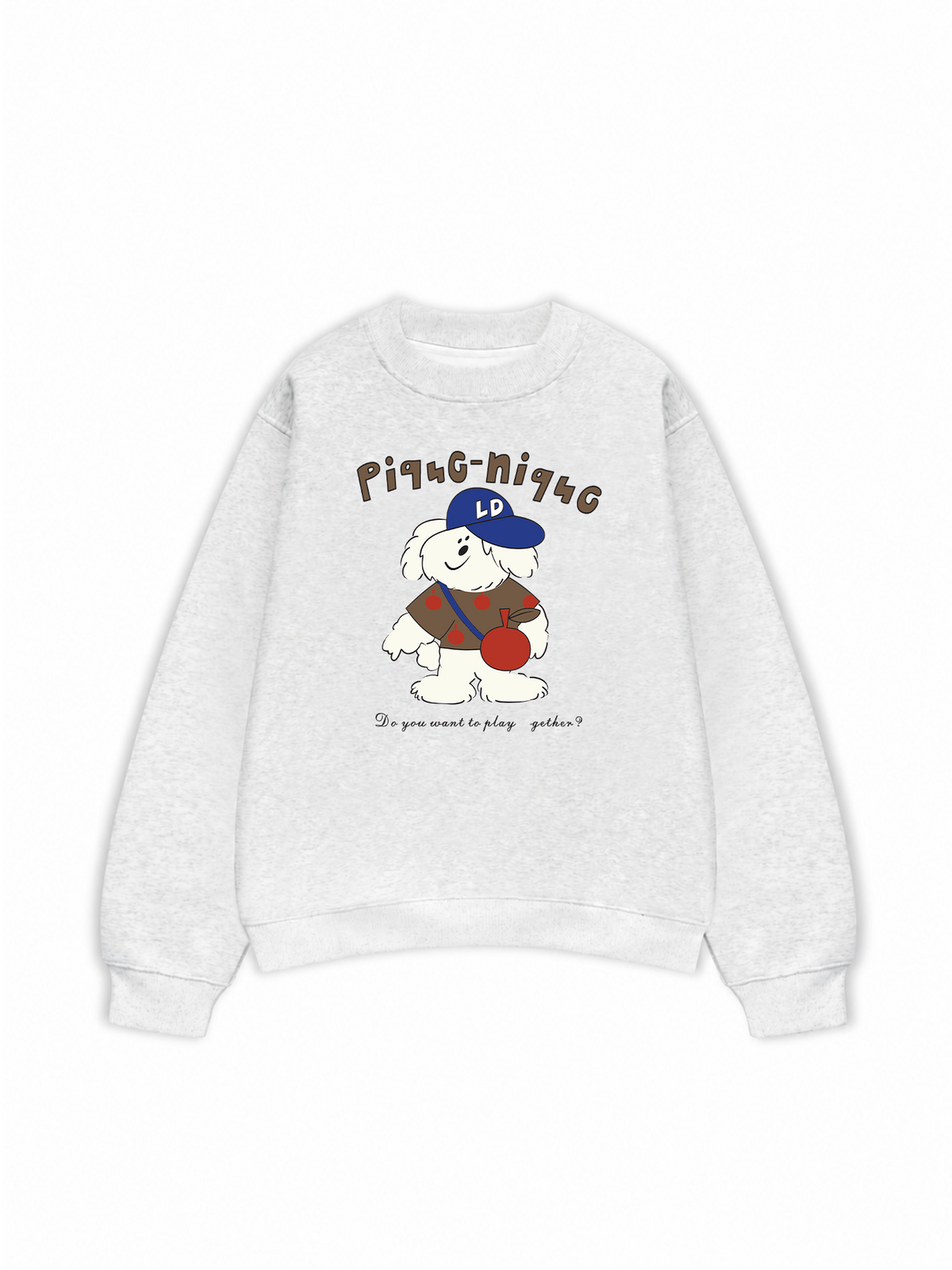 Áo Sweater Nỉ Hai Da Soft Paw LD Puppy