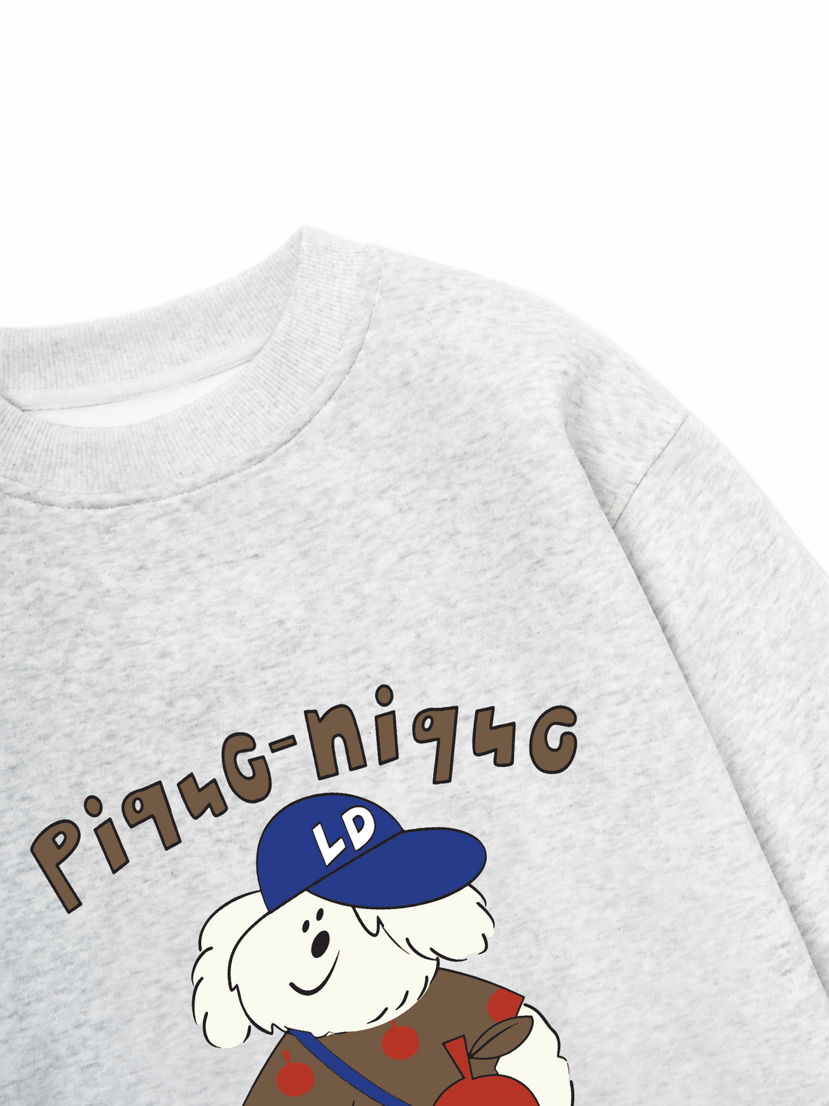 Áo Sweater Nỉ Hai Da Soft Paw LD Puppy